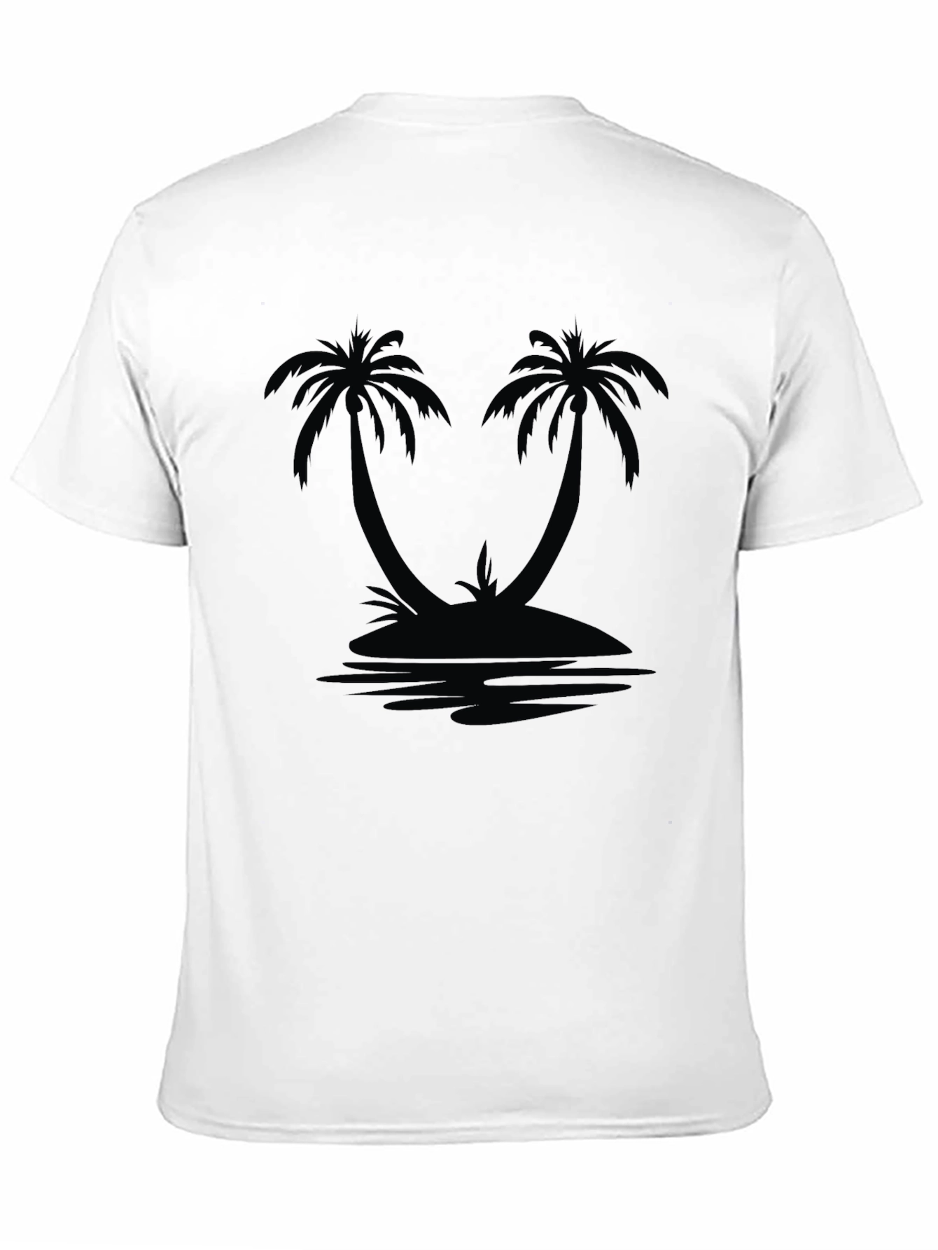 Island Palm T-Shirt - Black