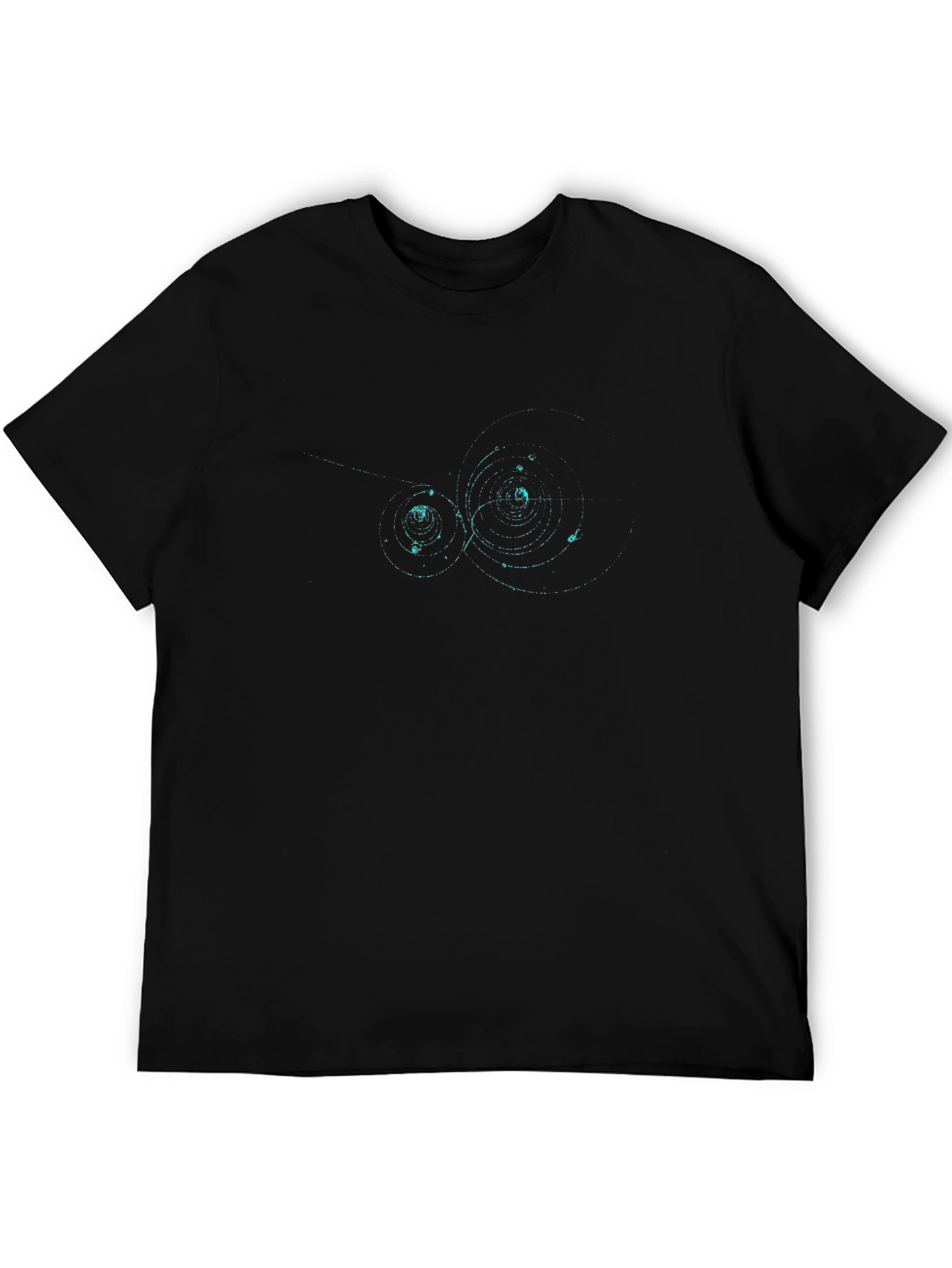 Black Graphic Tee - Science Design