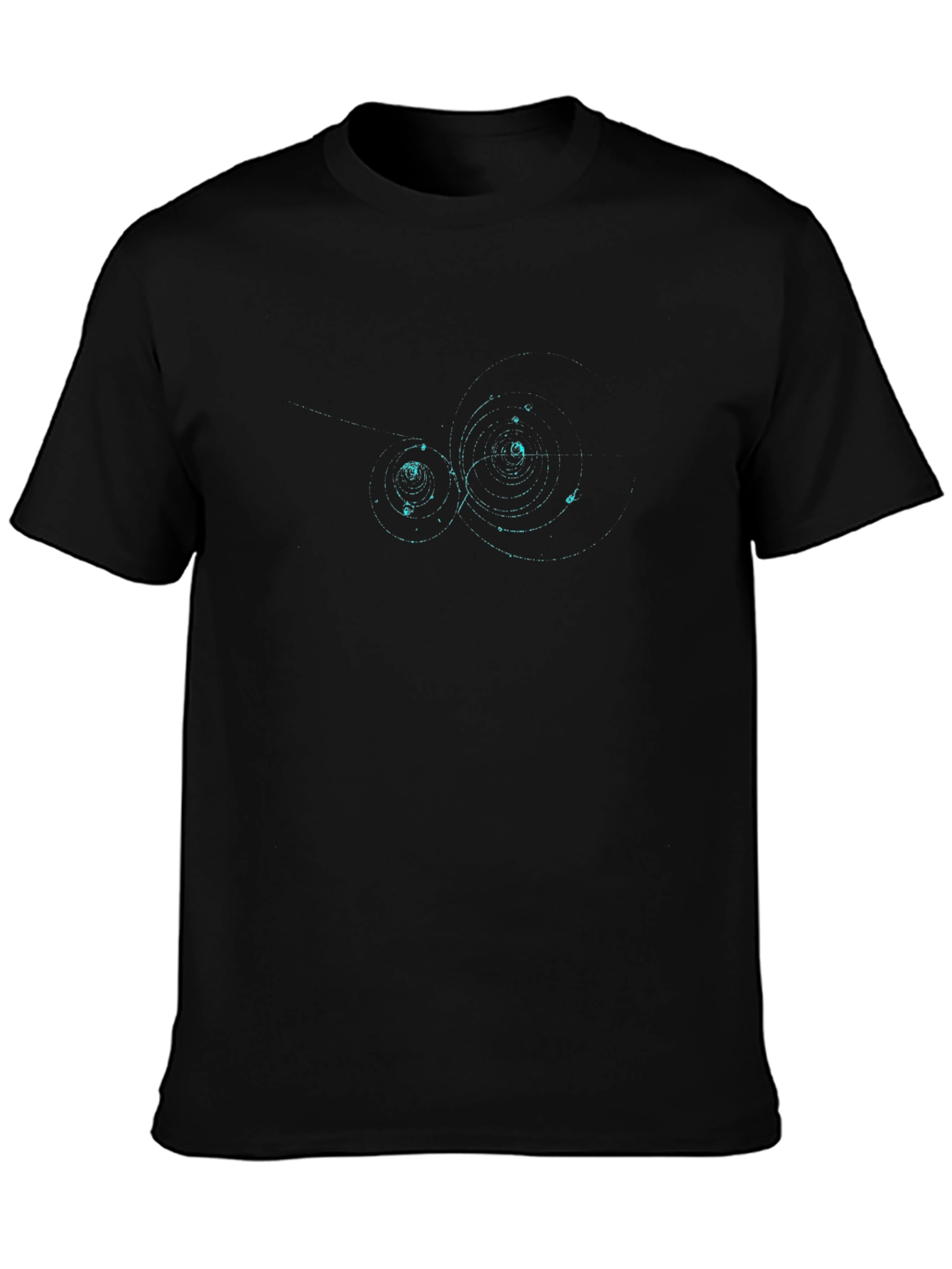 Black Graphic Tee - Science Design
