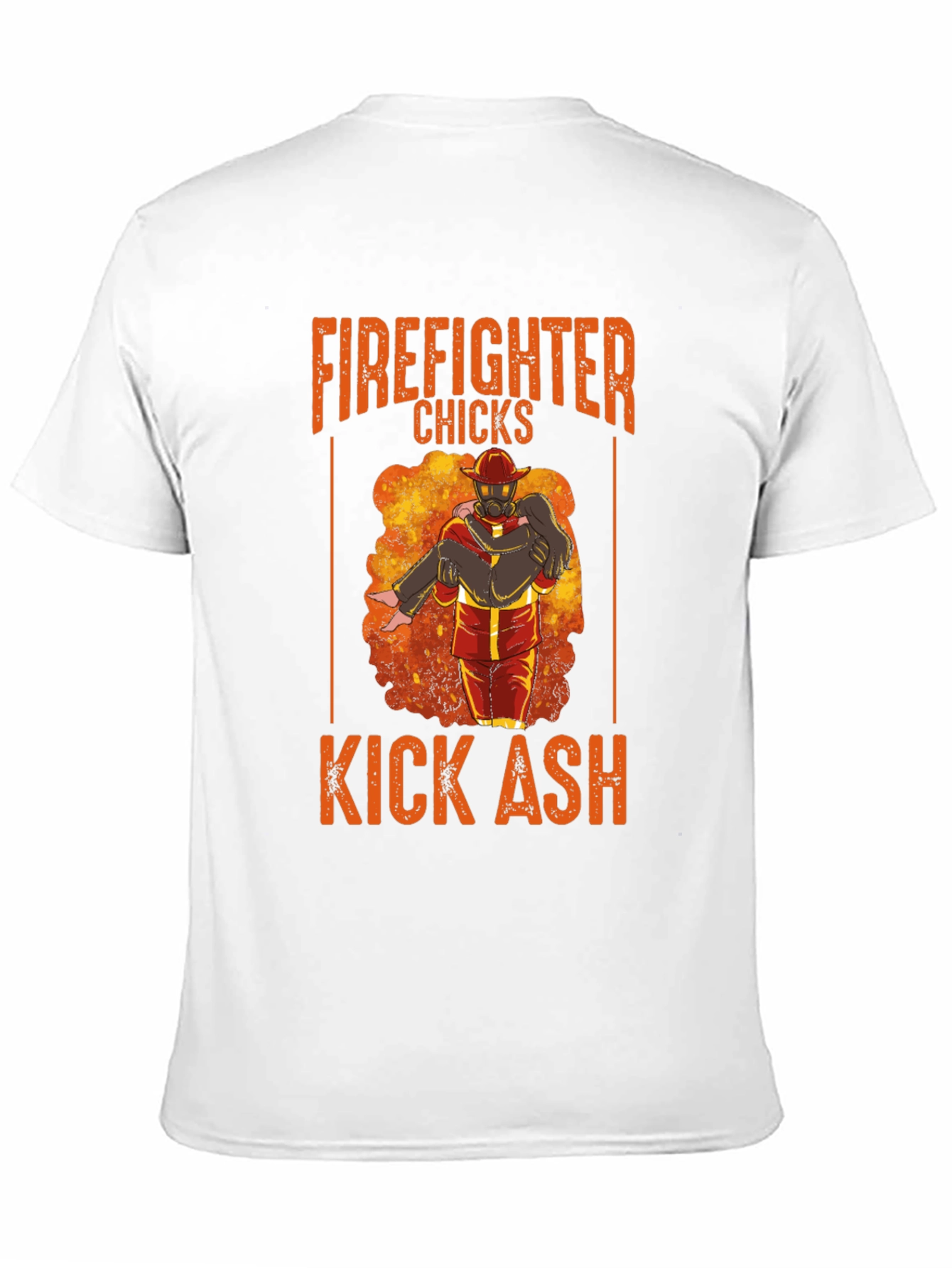 Firefighter Chicks Kick Ash T-Shirt