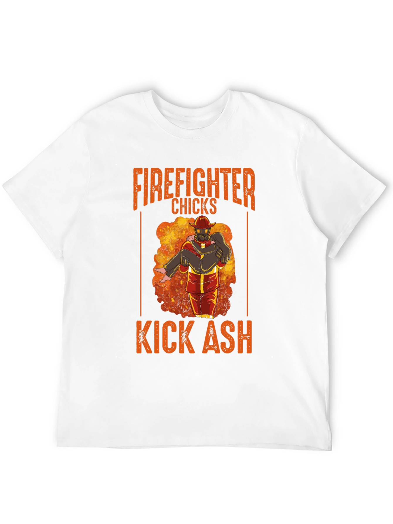 Firefighter Chicks Kick Ash T-Shirt