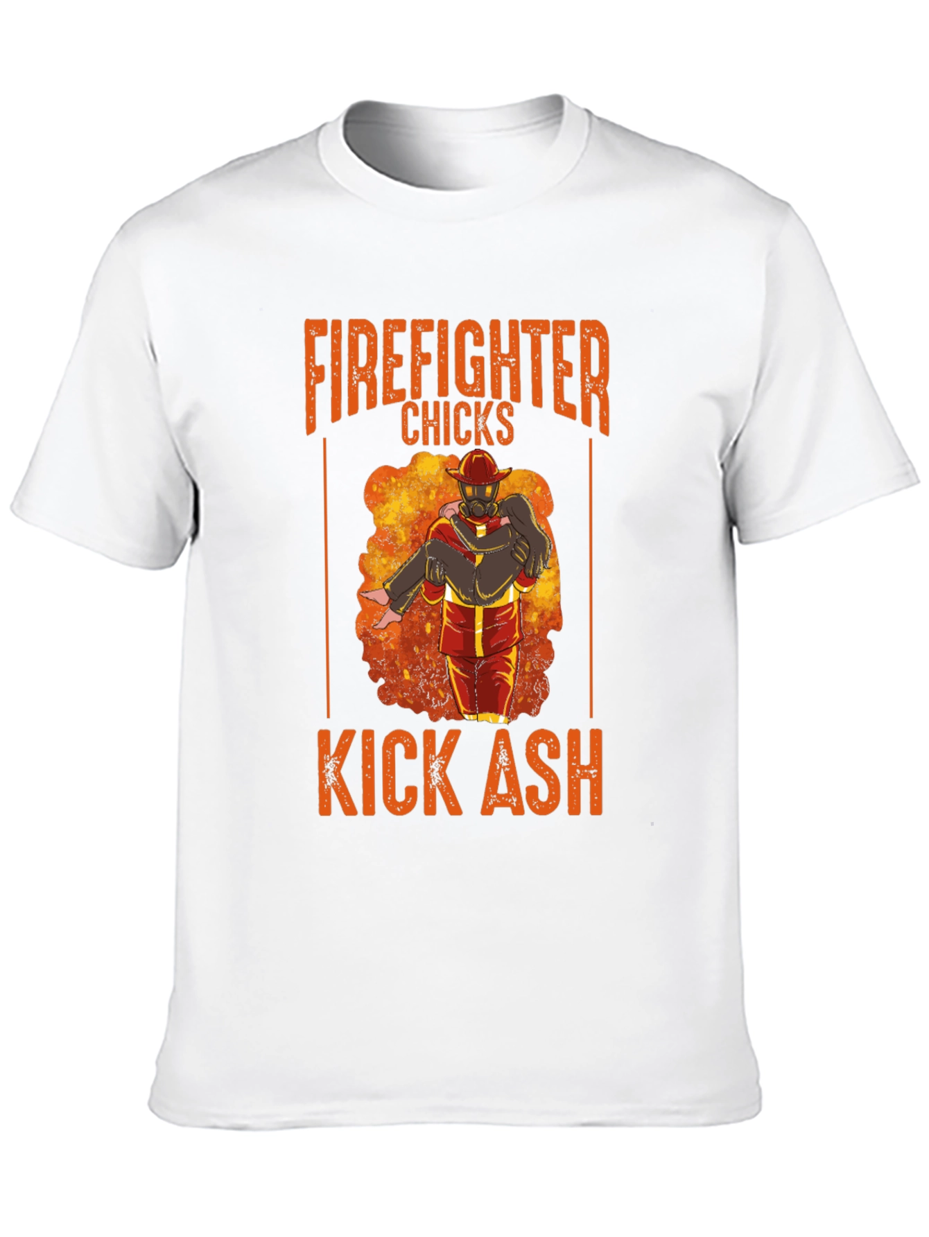Firefighter Chicks Kick Ash T-Shirt
