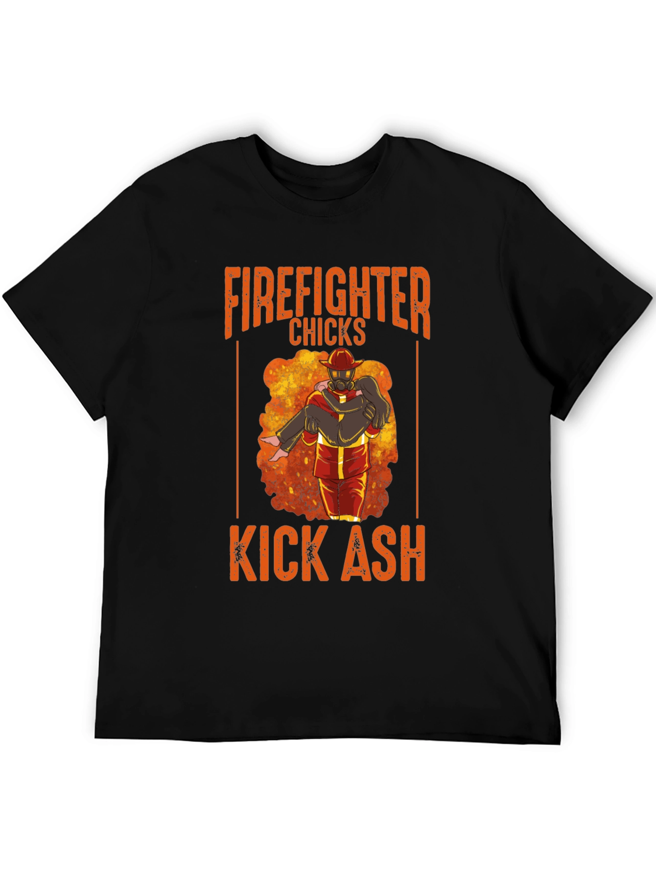 Firefighter Chicks Kick Ash T-Shirt