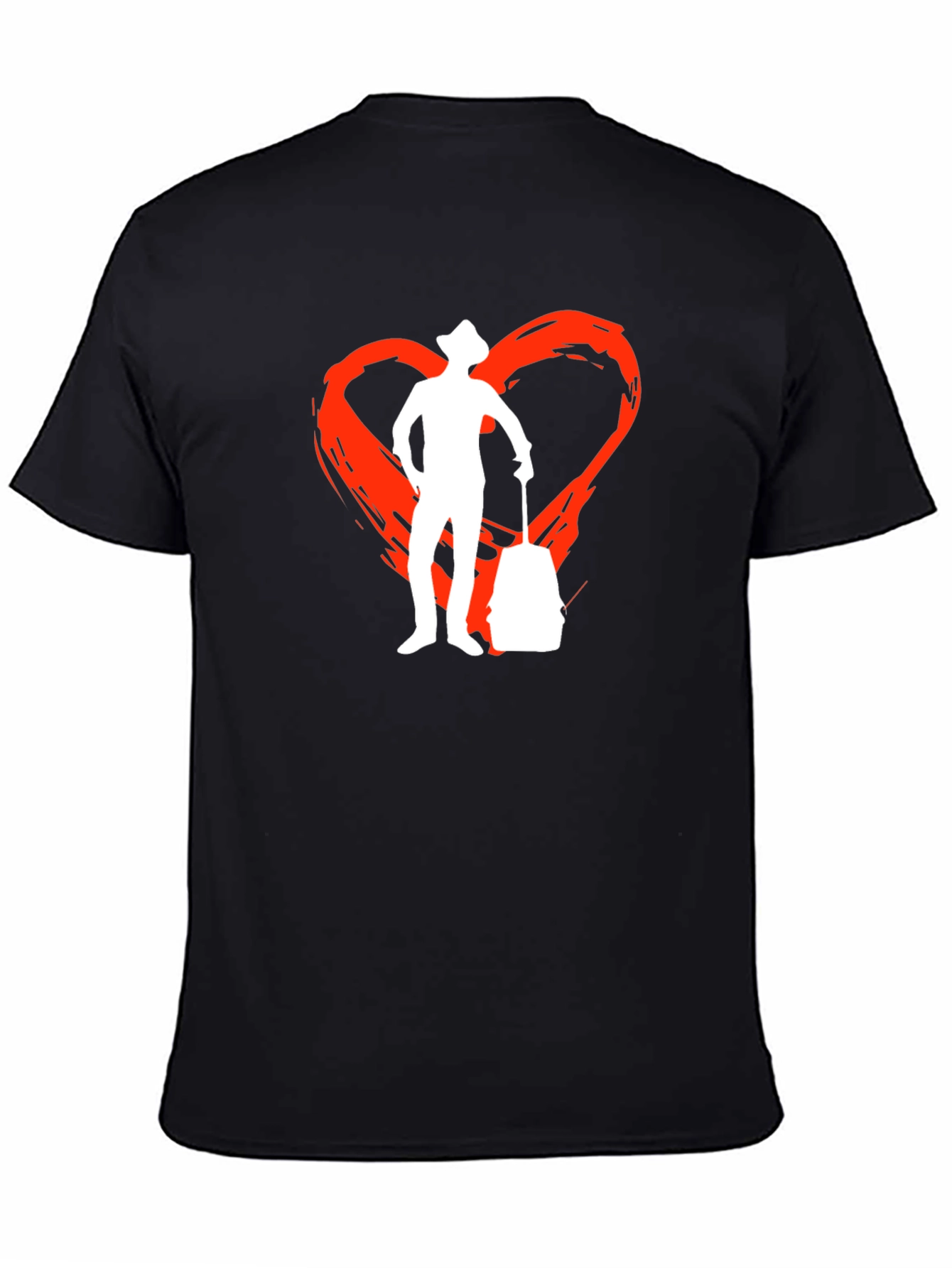 Travelers Heart Tee - Black Graphic T-Shirt