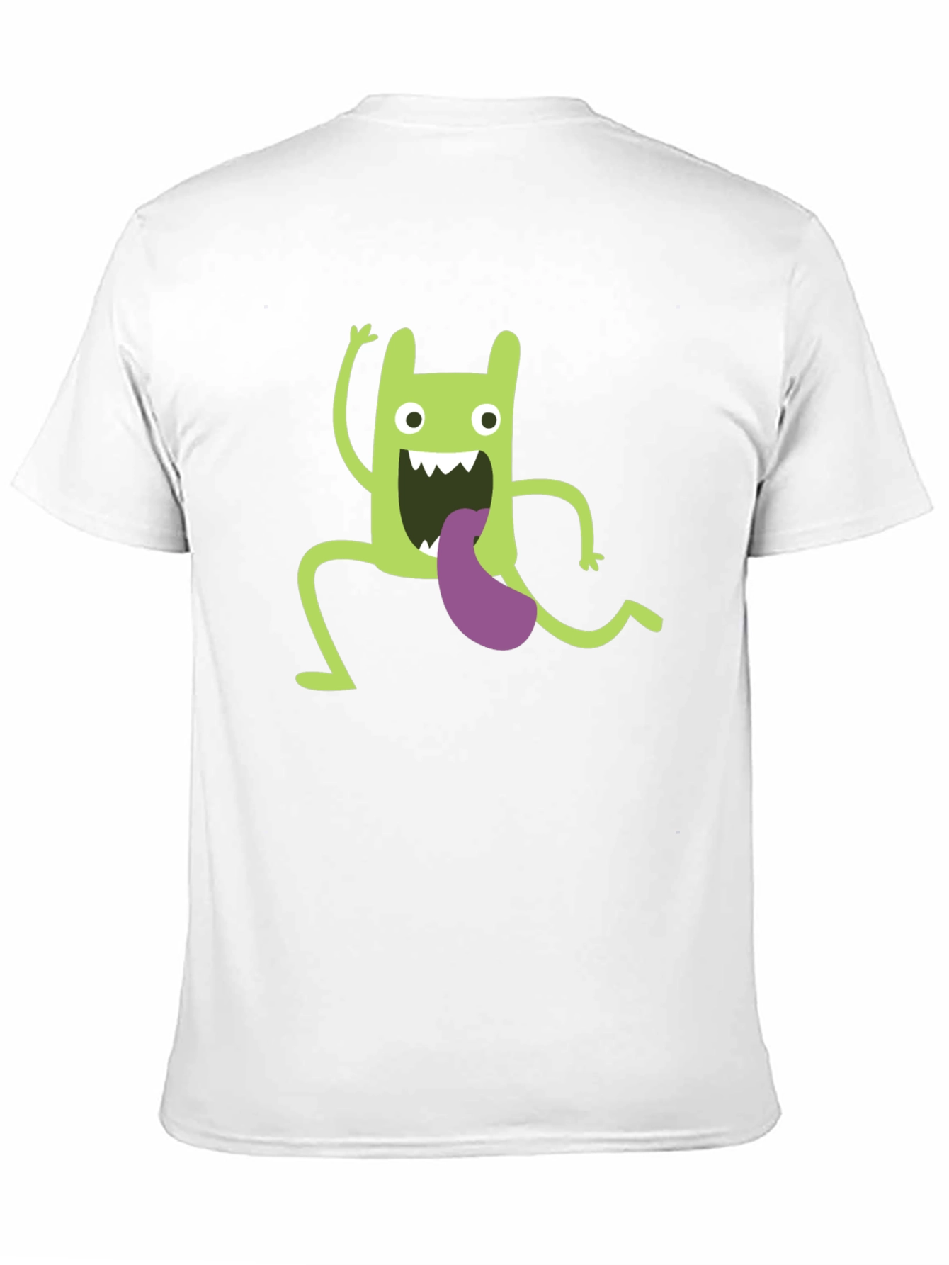 Funny Green Monster Graphic T-Shirt