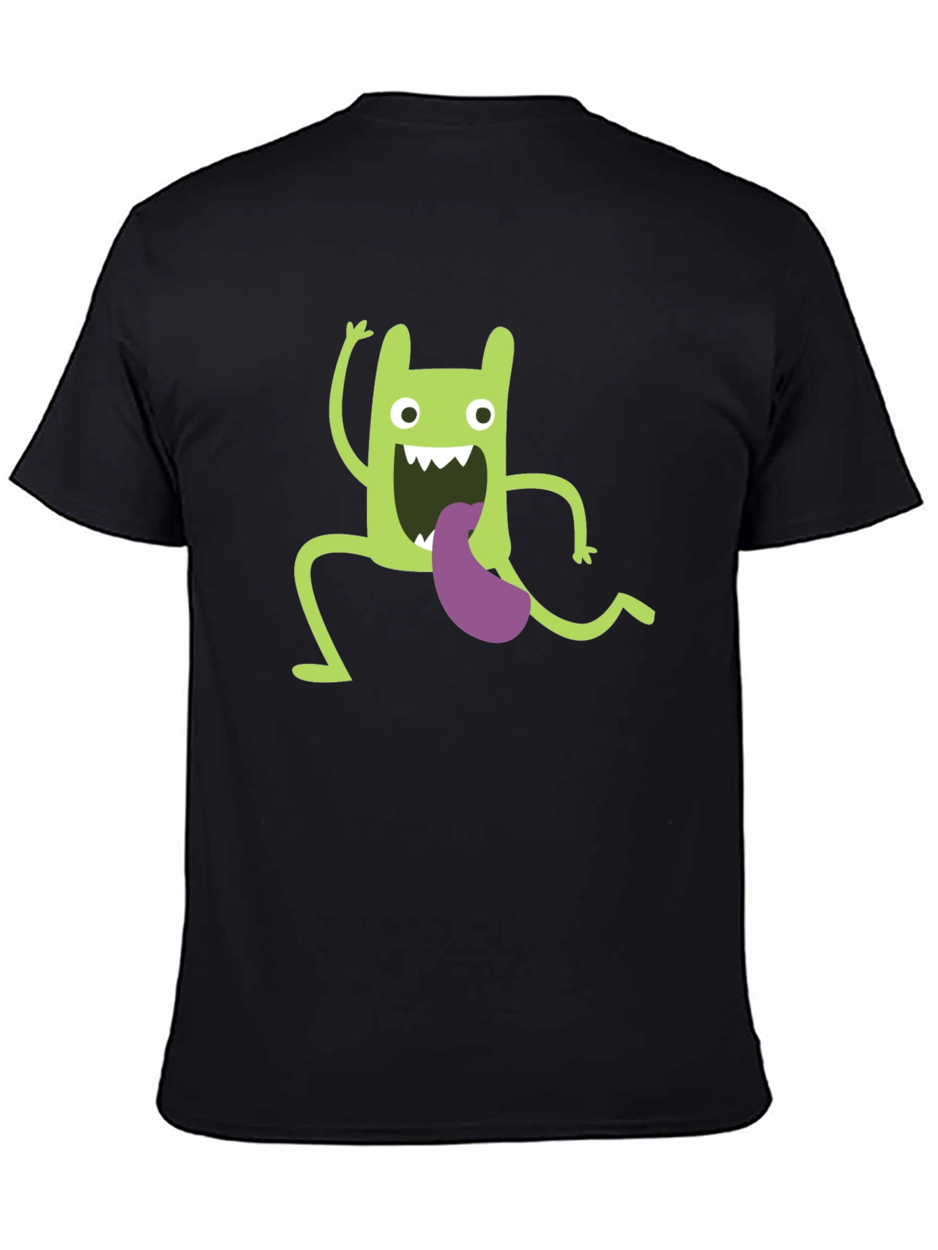 Funny Green Monster Graphic T-Shirt