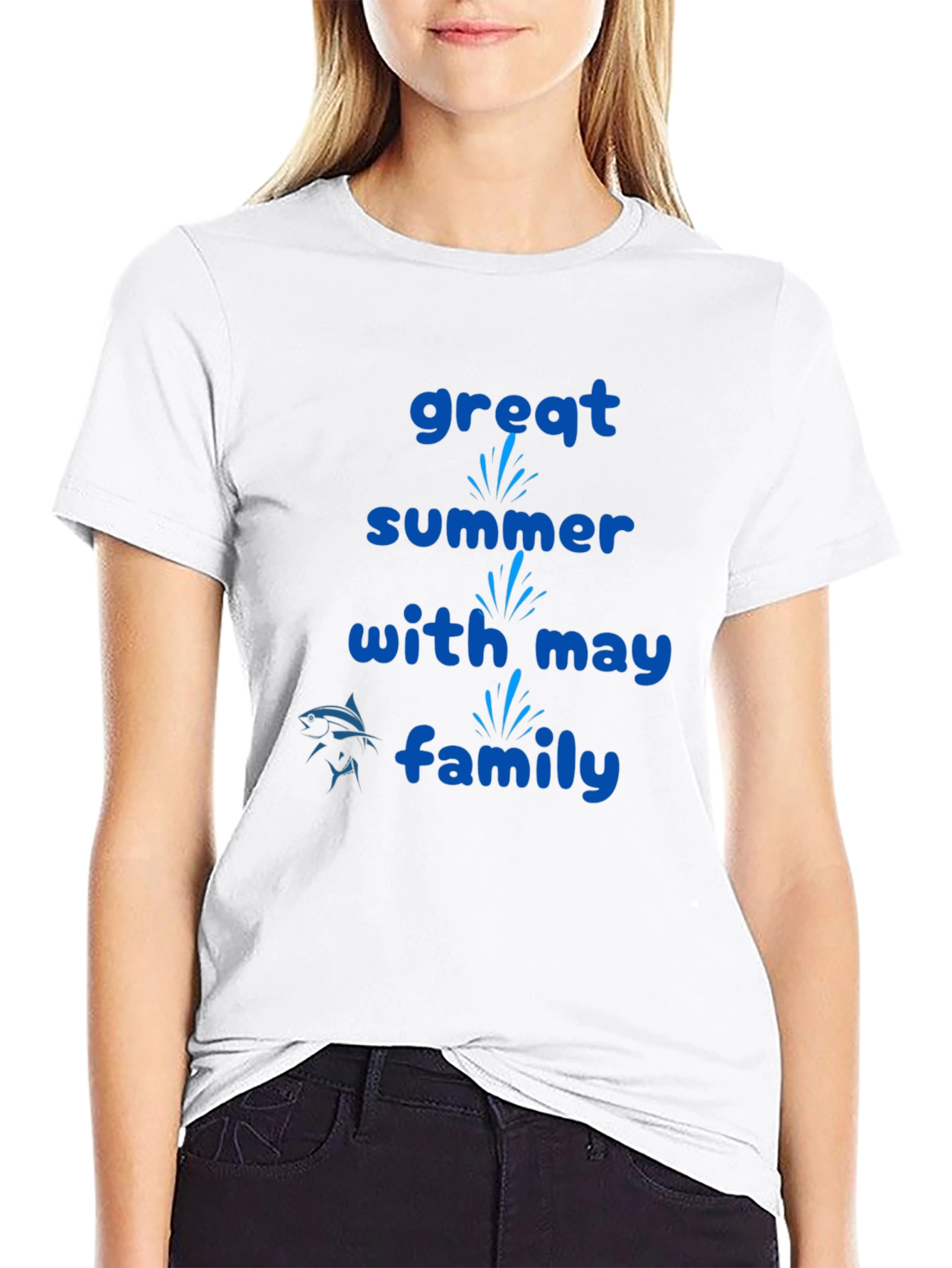 Great Summer Family Tee - Black