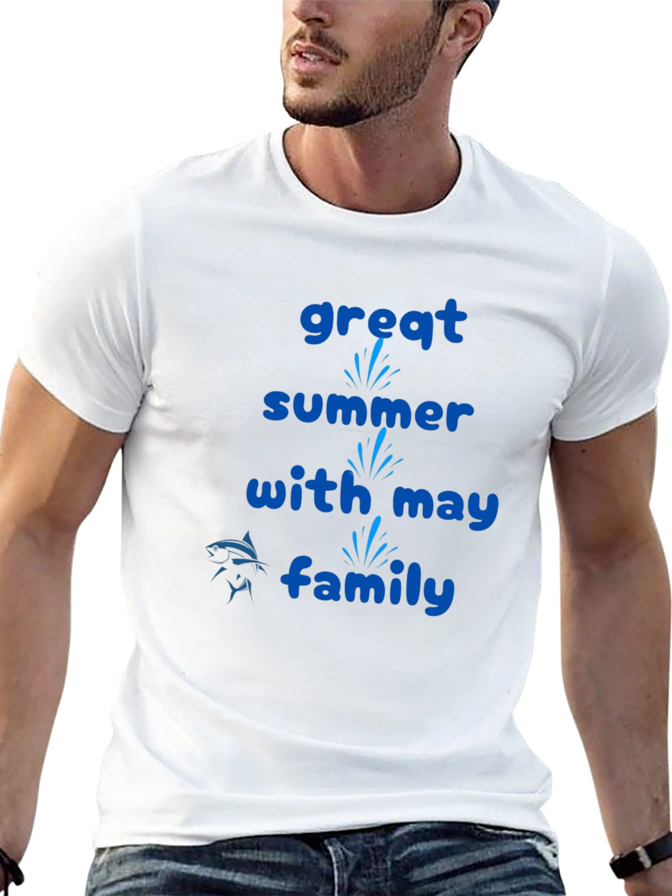 Great Summer Family Tee - Black
