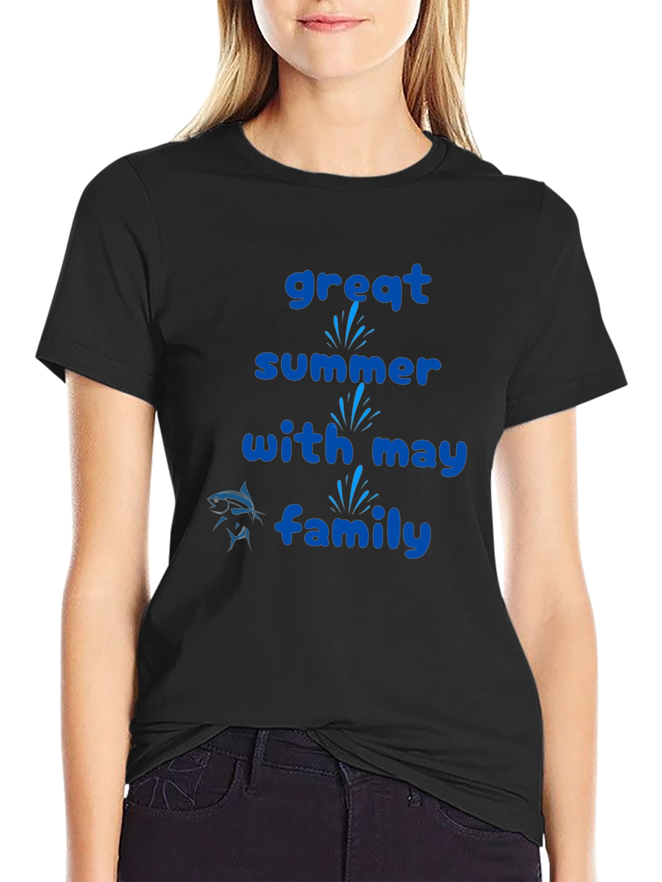 Great Summer Family Tee - Black