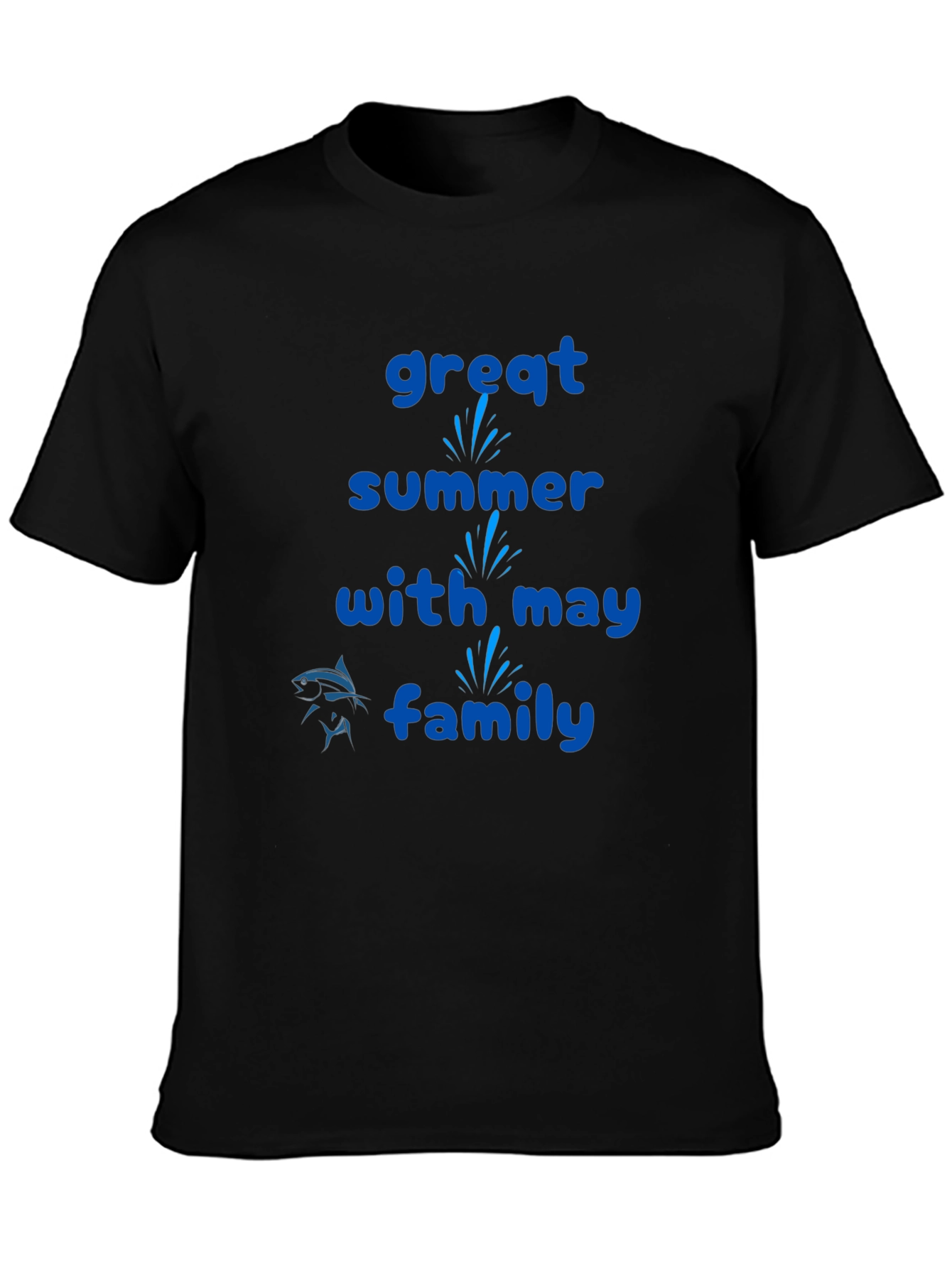 Great Summer Family Tee - Black