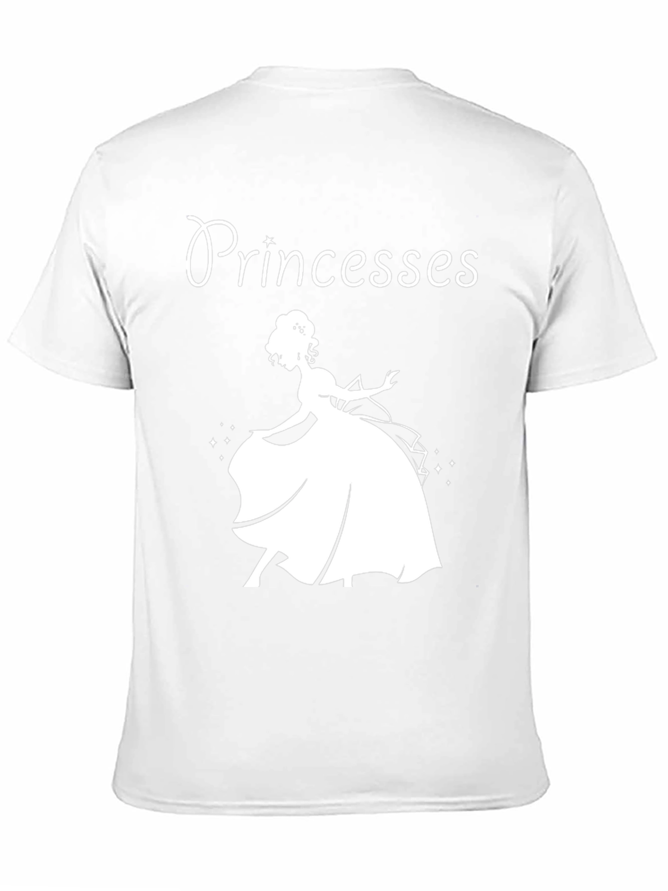 Princess Silhouette Graphic Tee - Black