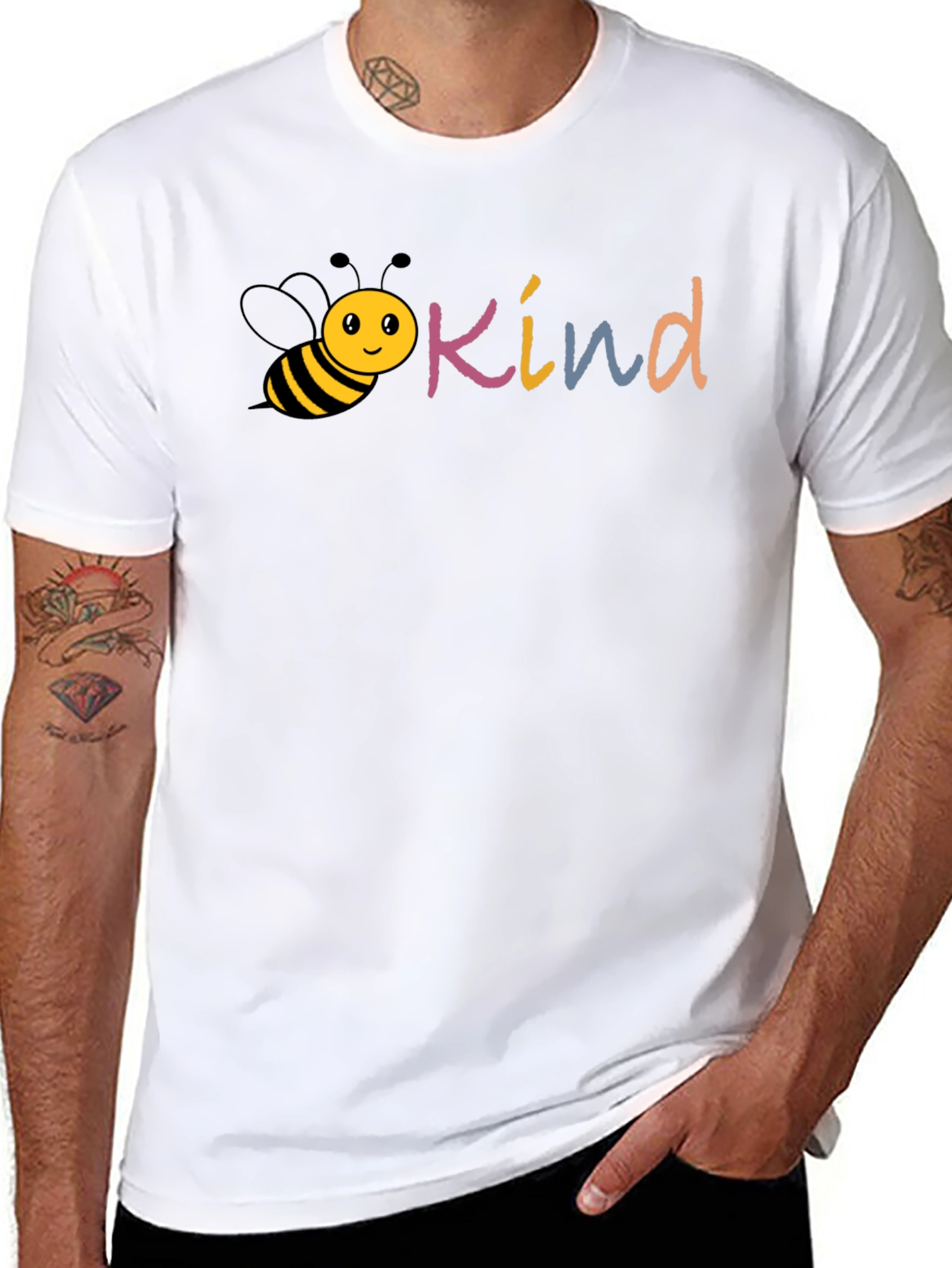 Bee Kind Graphic Tee - Unisex Soft Cotton T-Shirt