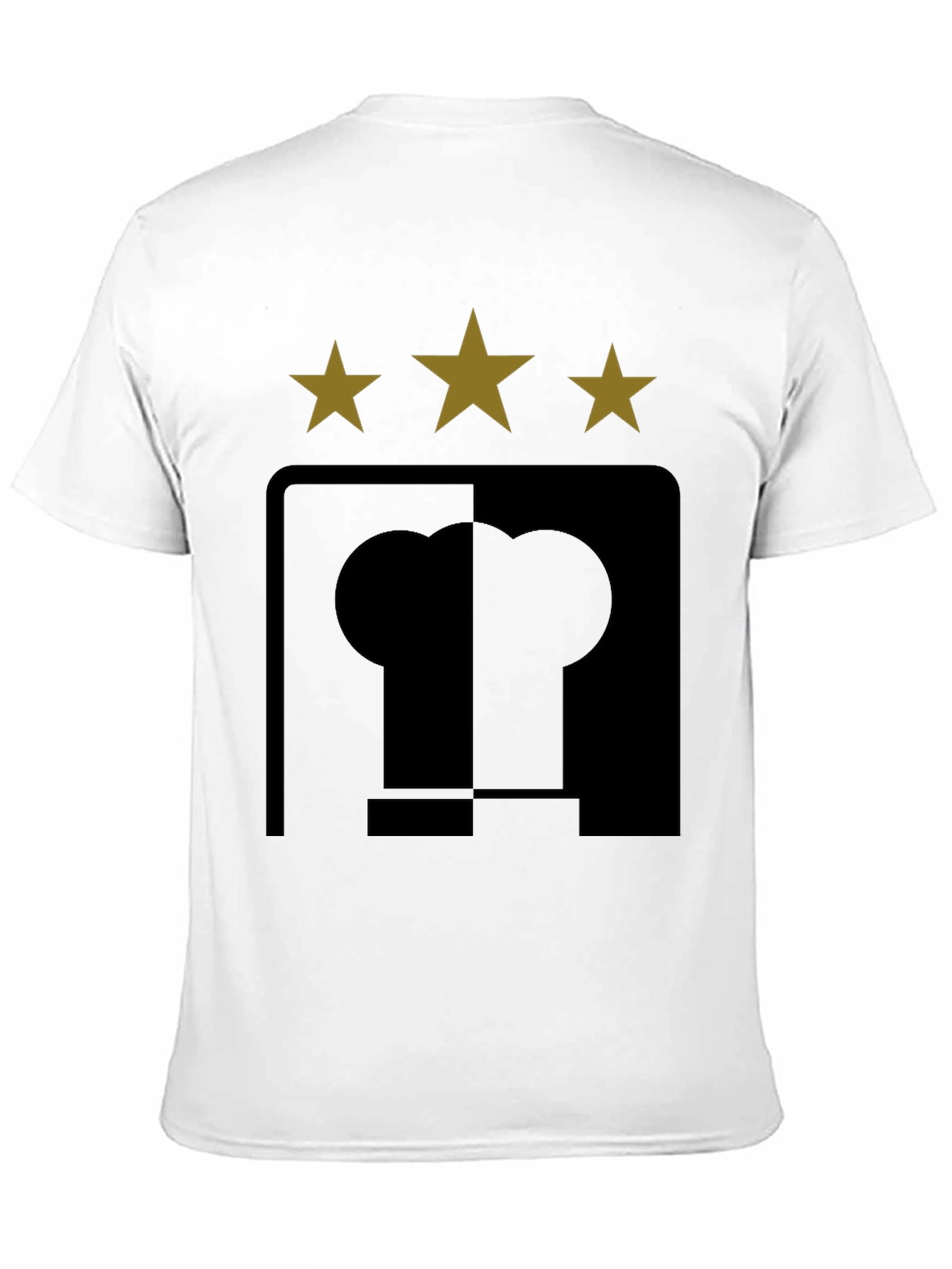 Stylish Black T-Shirt with Unique Star & Symbol Design