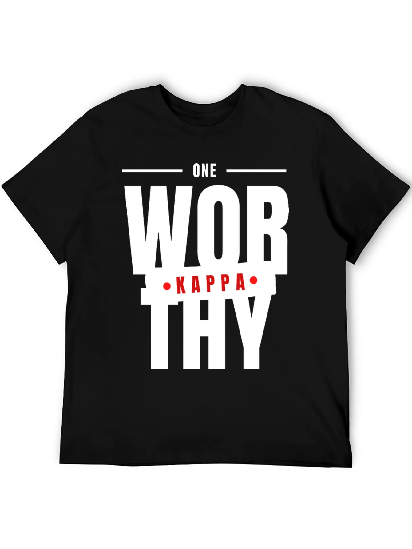 One Worthy Kappa T-Shirt - Black