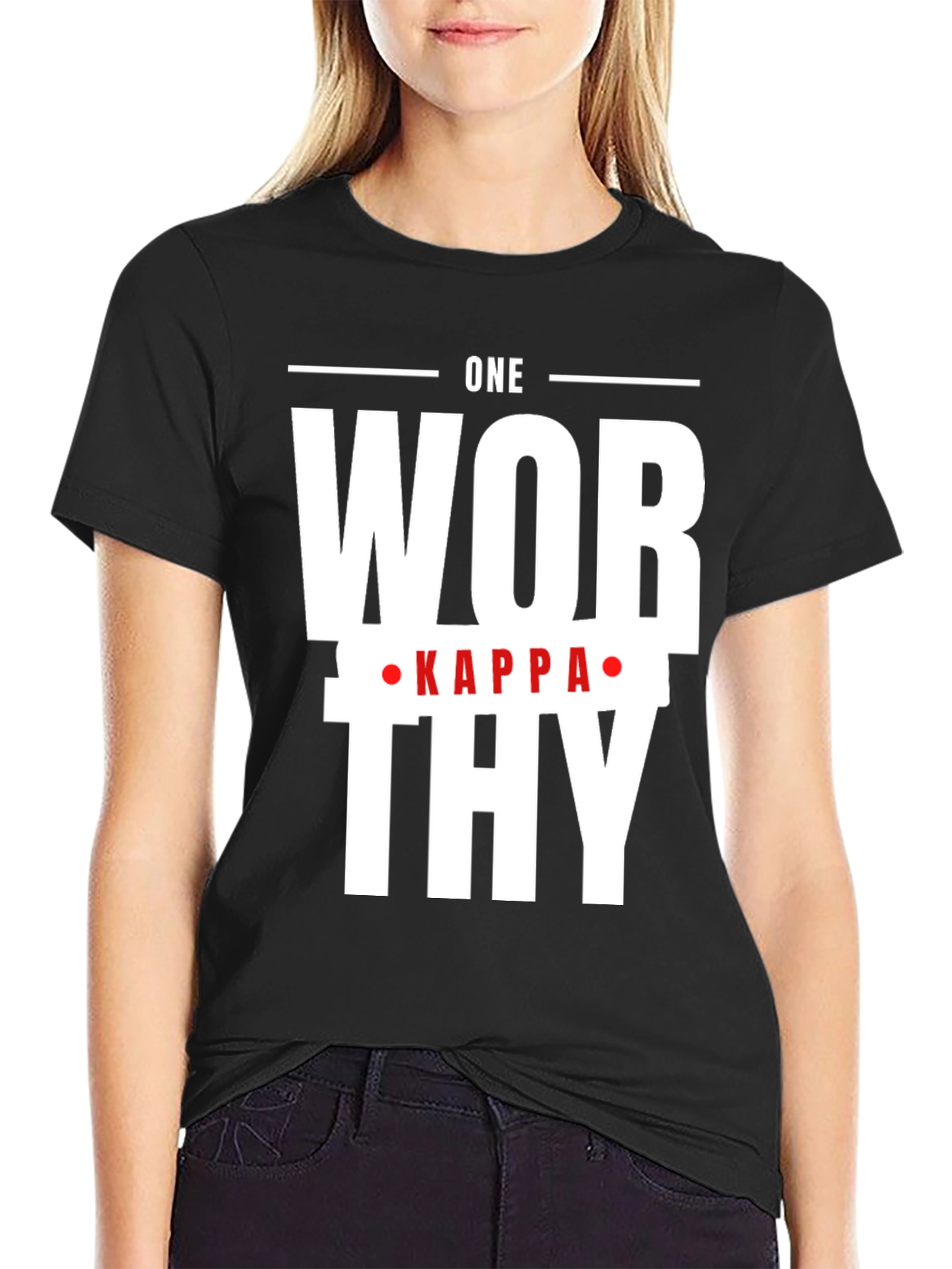 One Worthy Kappa T-Shirt - Black