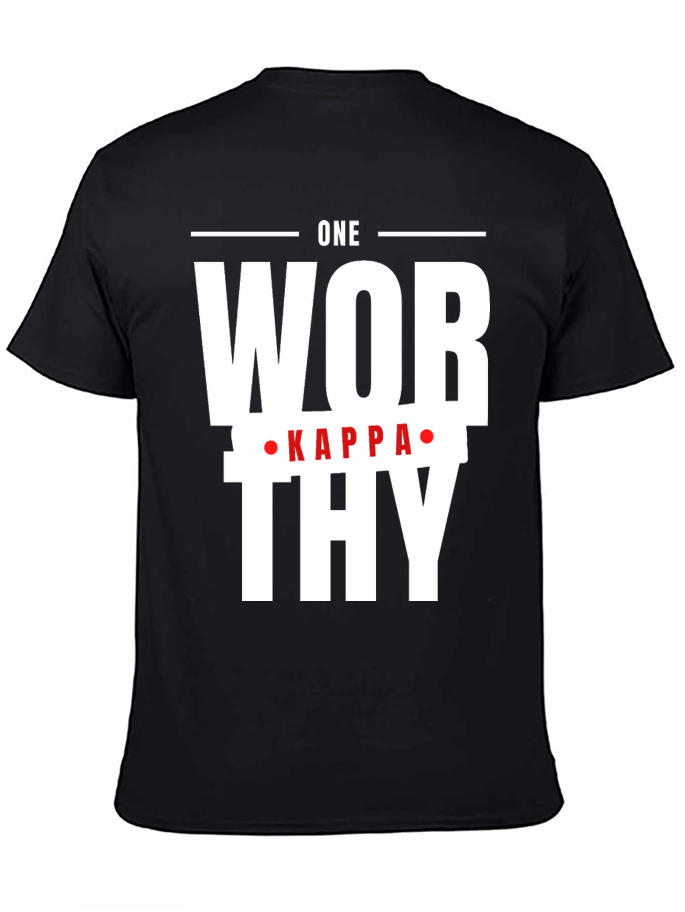 One Worthy Kappa T-Shirt - Black