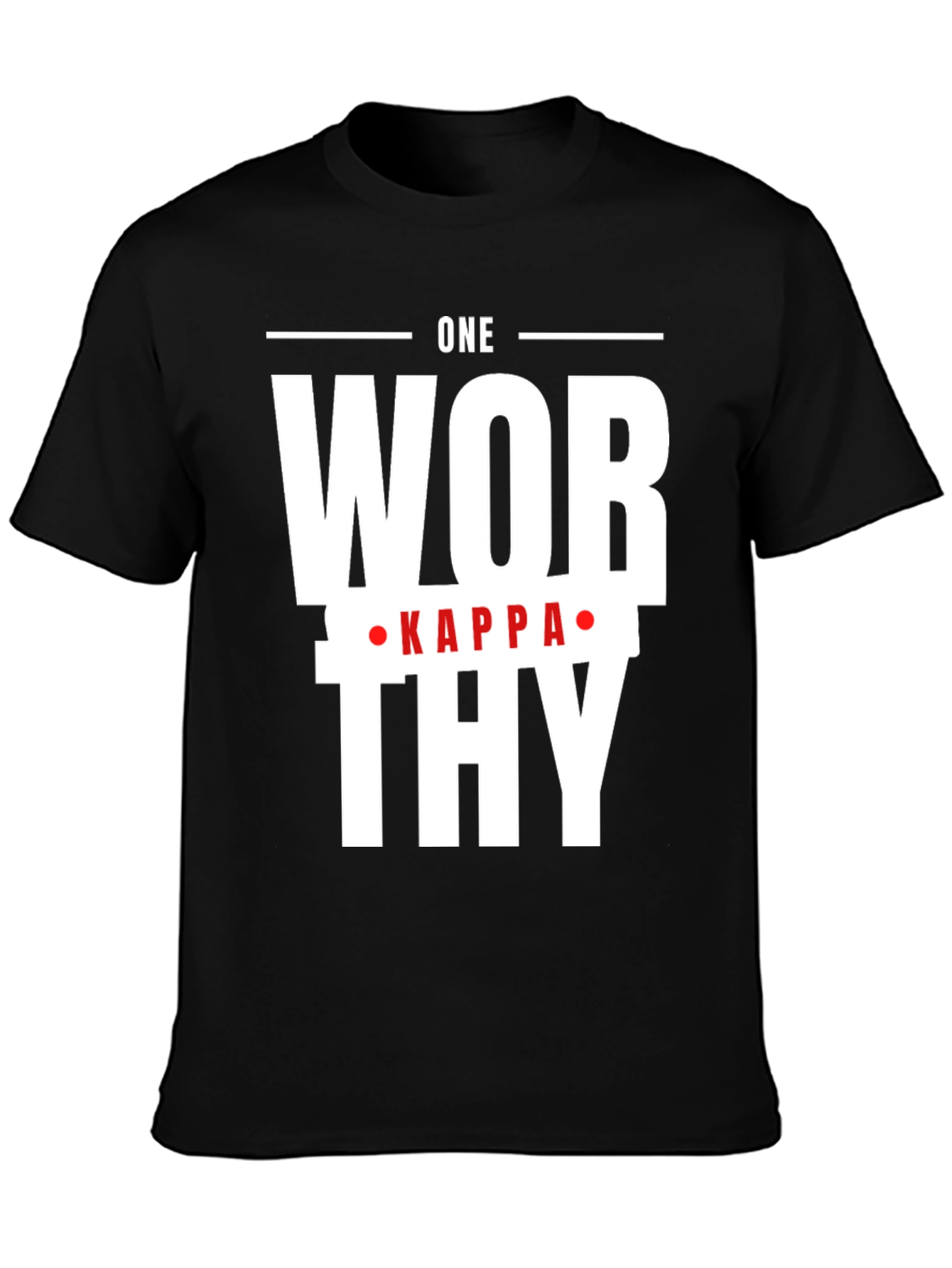 One Worthy Kappa T-Shirt - Black