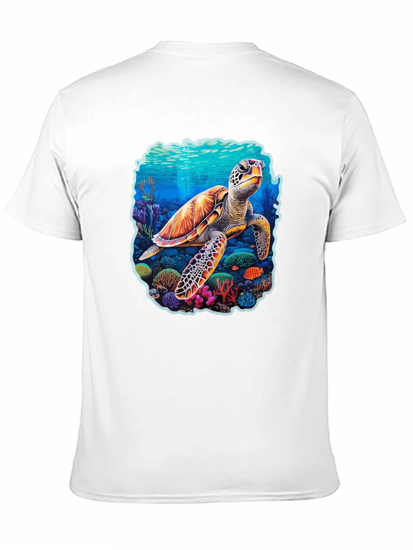 Sea Turtle Graphic Tee - Black