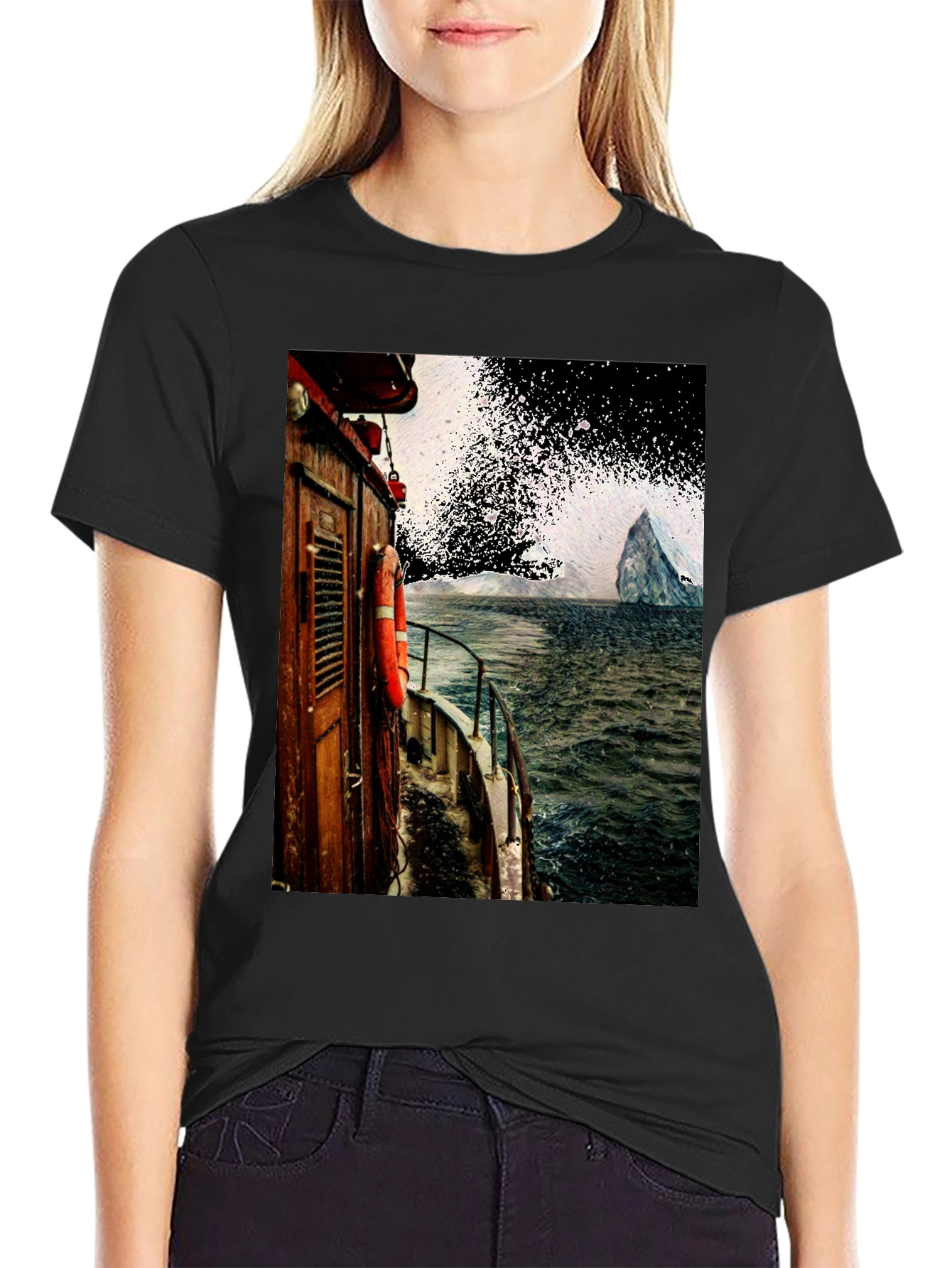 Iceberg Boat Trip Graphic T-Shirt