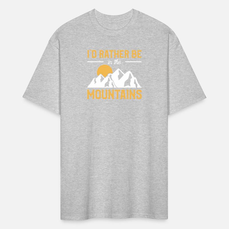 I'D Rather Be In The Mountains Mountain Camping Ad