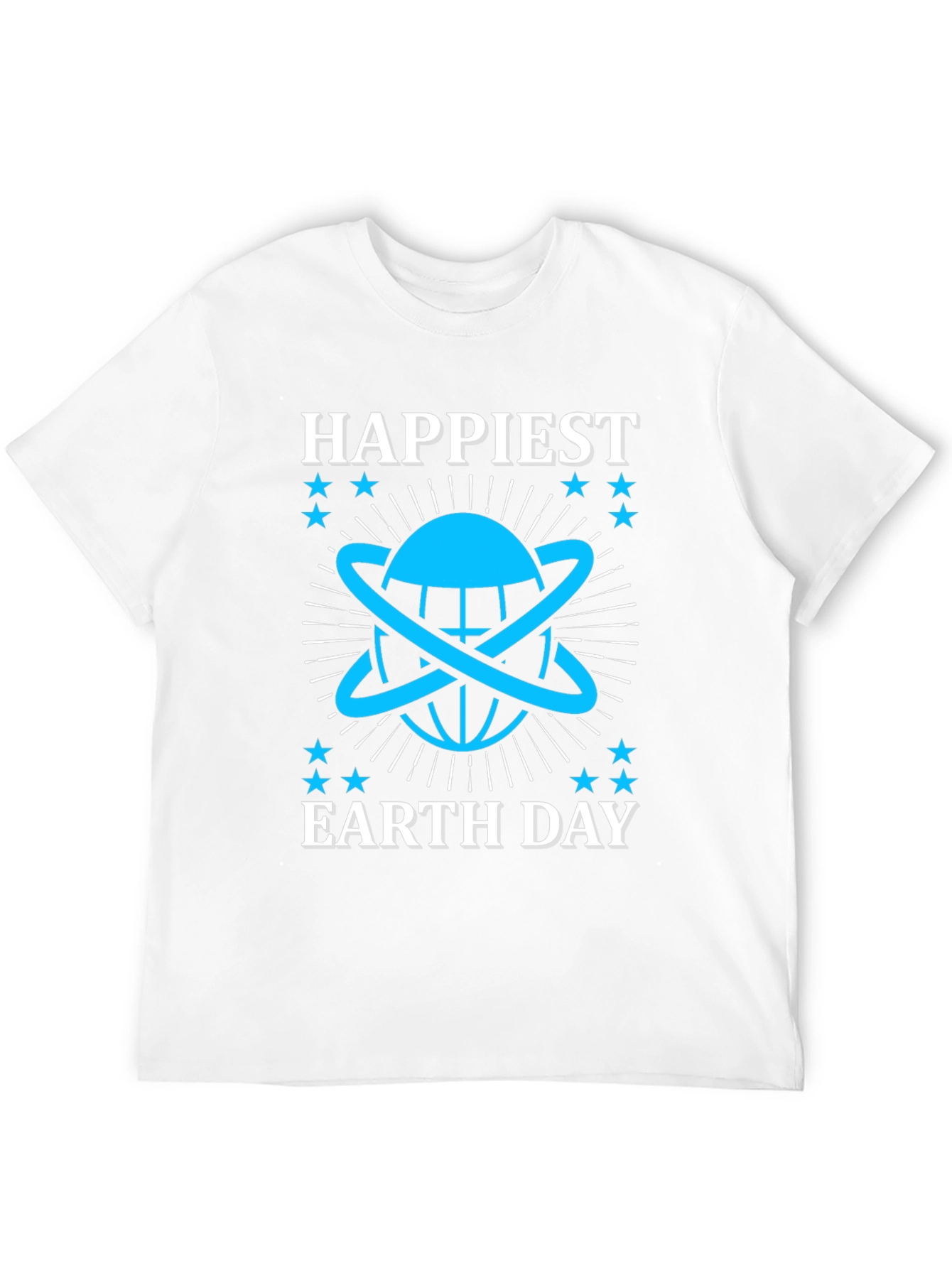 Happiest Earth Day Graphic T-Shirt - Soft Cotton Blend