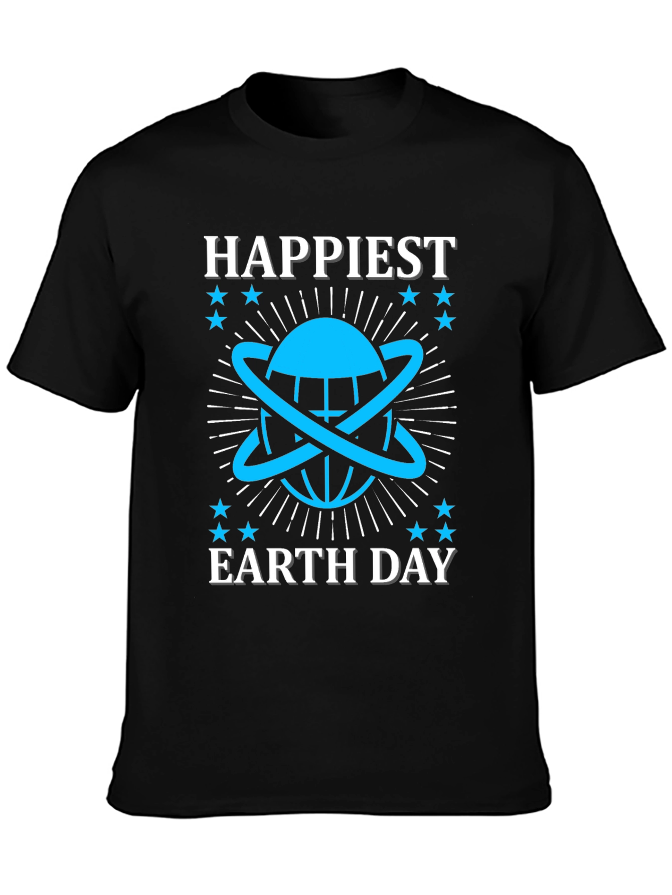 Happiest Earth Day Graphic T-Shirt - Soft Cotton Blend
