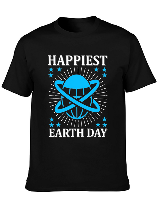 Happiest Earth Day Graphic T-Shirt - Soft Cotton Blend