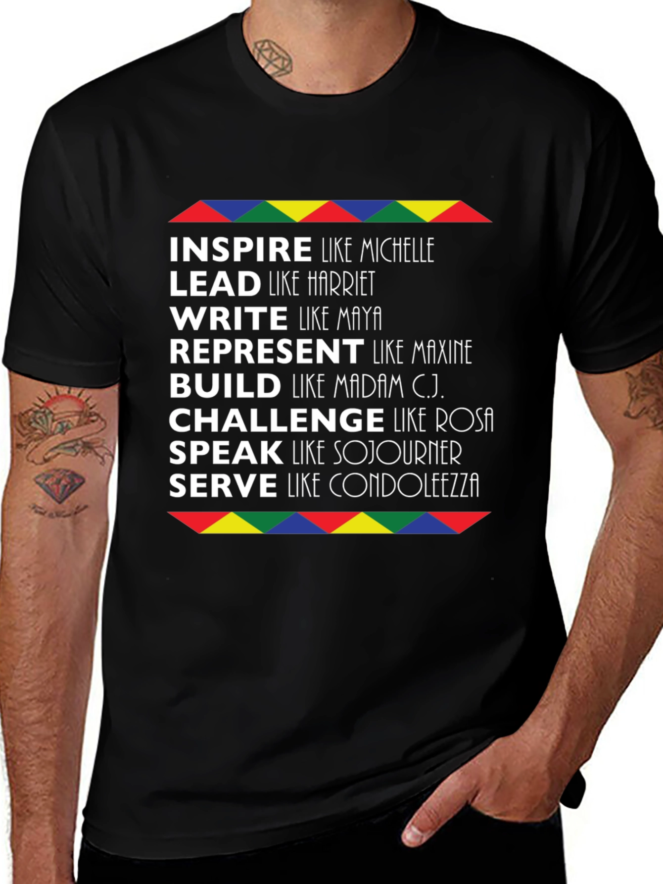 Inspire Like Michelle Womens Empowerment T-Shirt