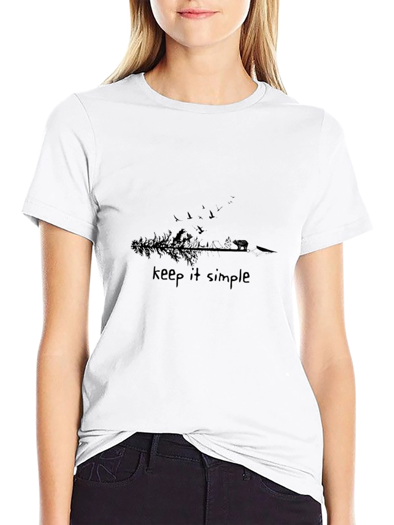 Keep it Simple Graphic T-Shirt