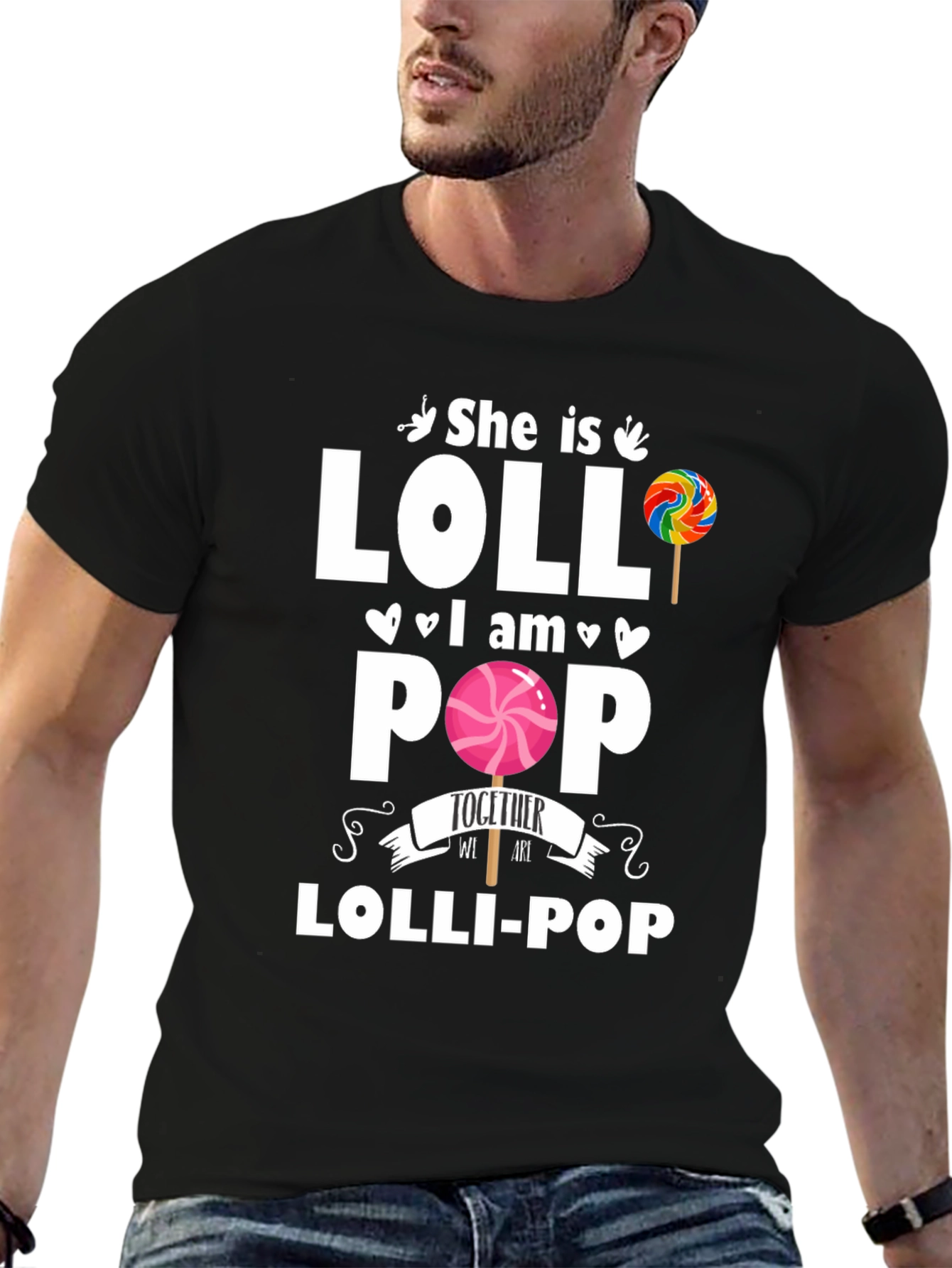 Lollipop Couple Matching T-Shirt - Sweet Design