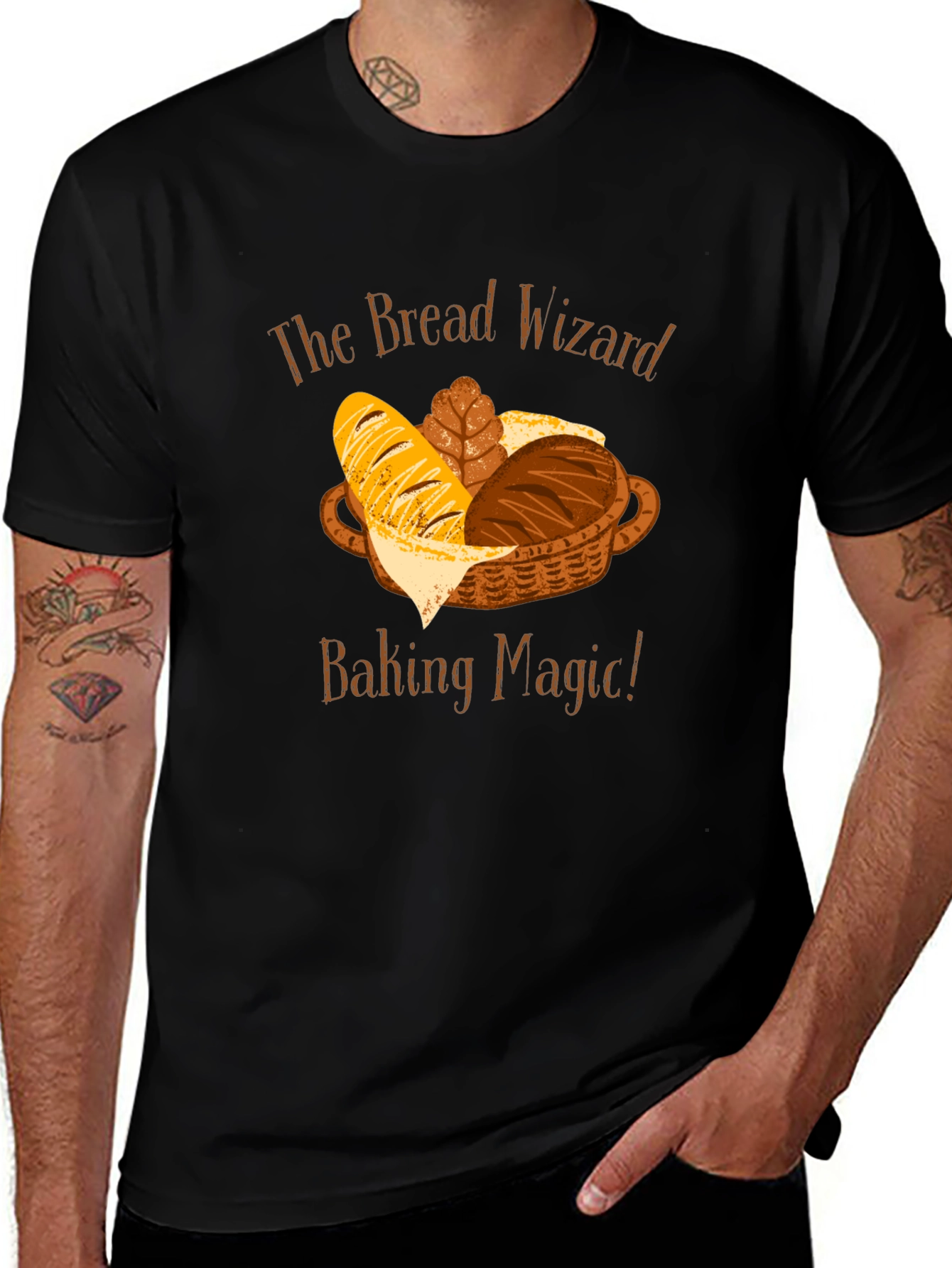 The Bread Wizard Baking Magic Graphic Tee