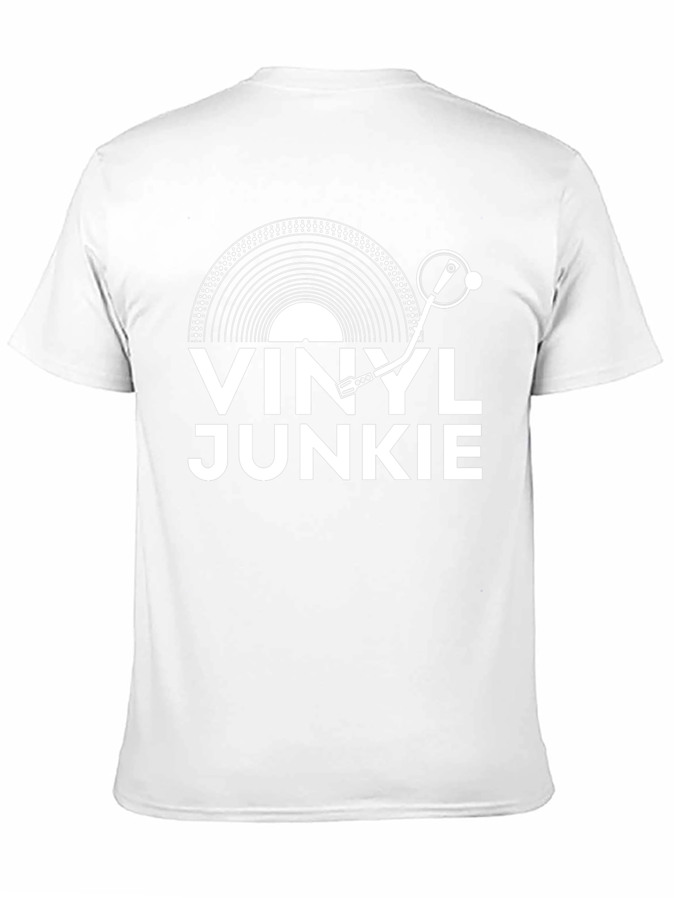 Vinyl Junkie Graphic Tee - Black