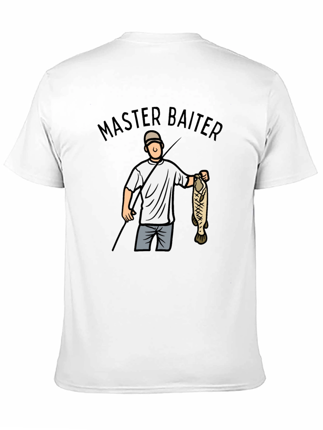 Master Baiter T-Shirt - Fishing Humor Tee