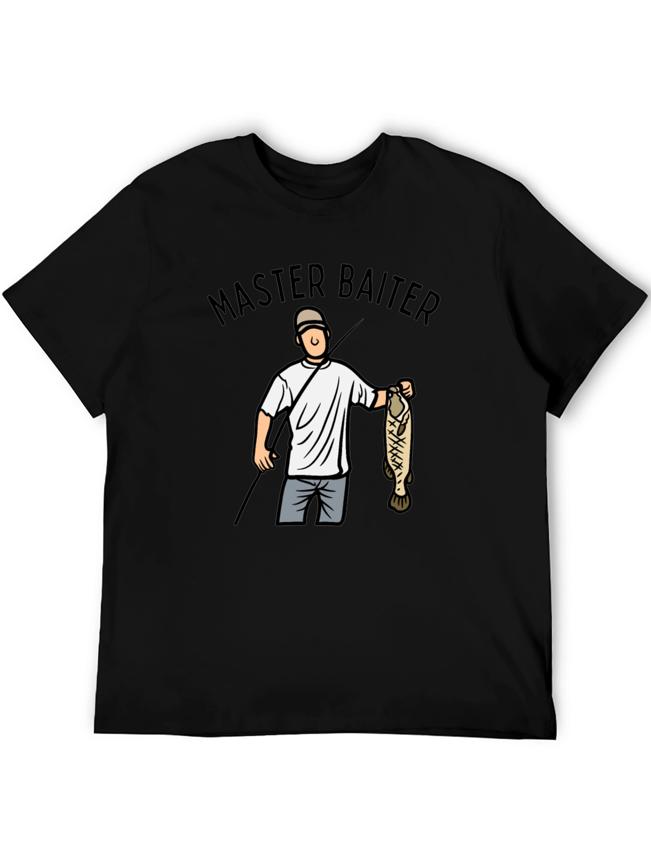 Master Baiter T-Shirt - Fishing Humor Tee