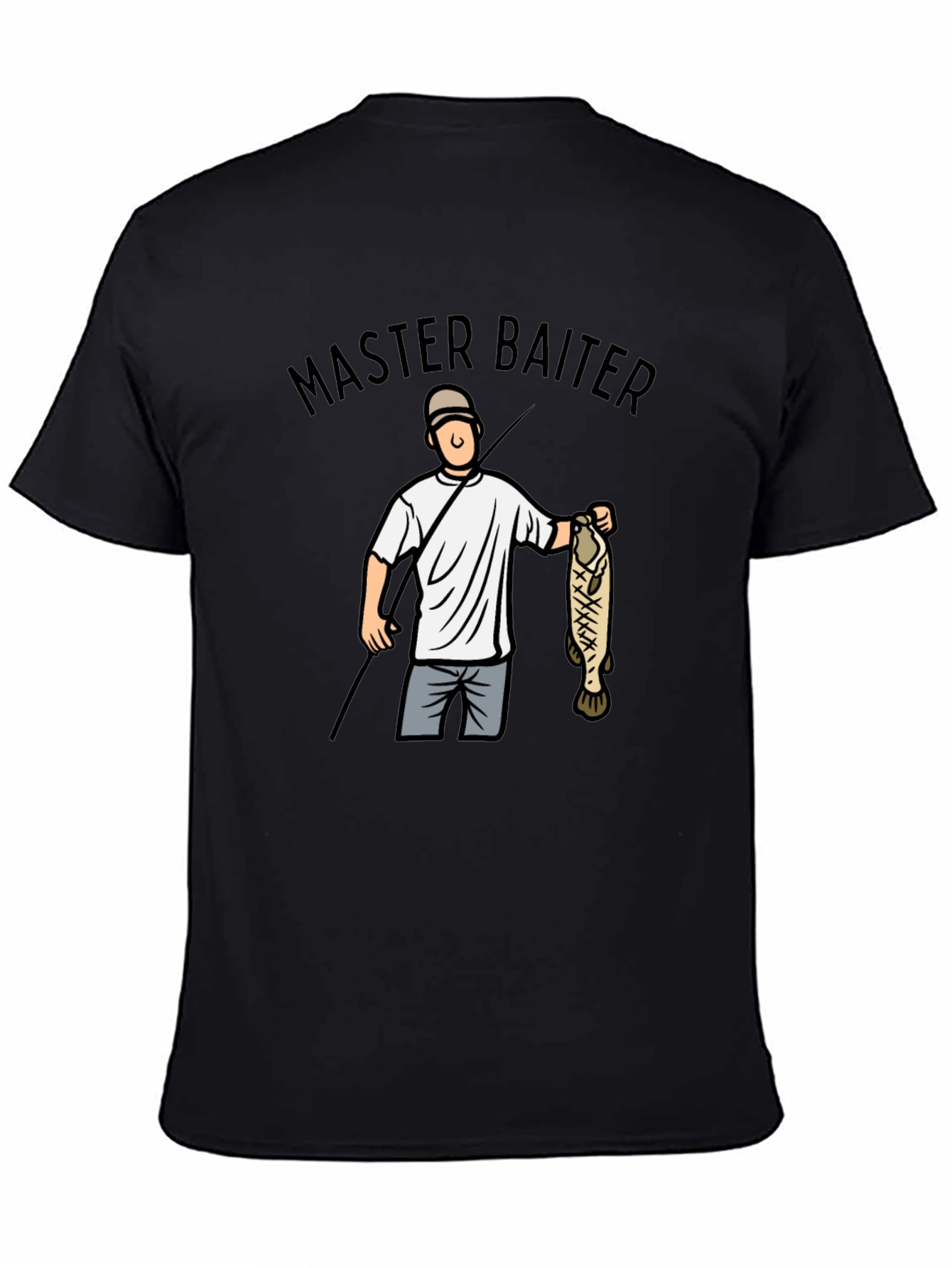 Master Baiter T-Shirt - Fishing Humor Tee