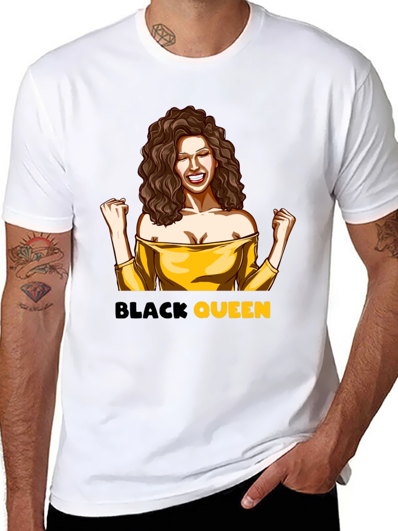 Black Queen Graphic Tee - Stylish Womens T-Shirt