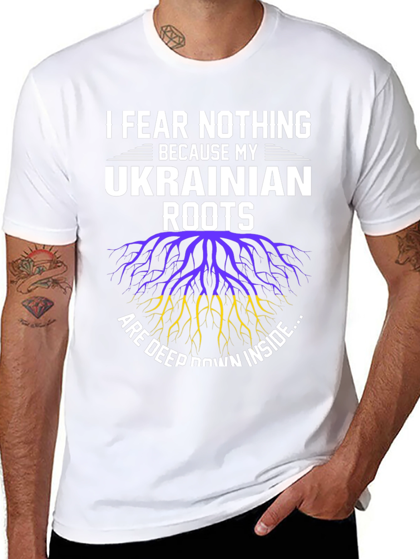 Ukrainian Roots T-Shirt - I Fear Nothing Tee