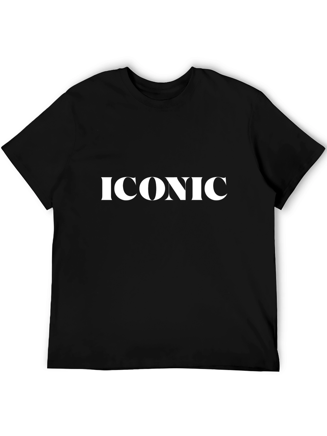 Iconic Black T-Shirt - Bold Statement Tee
