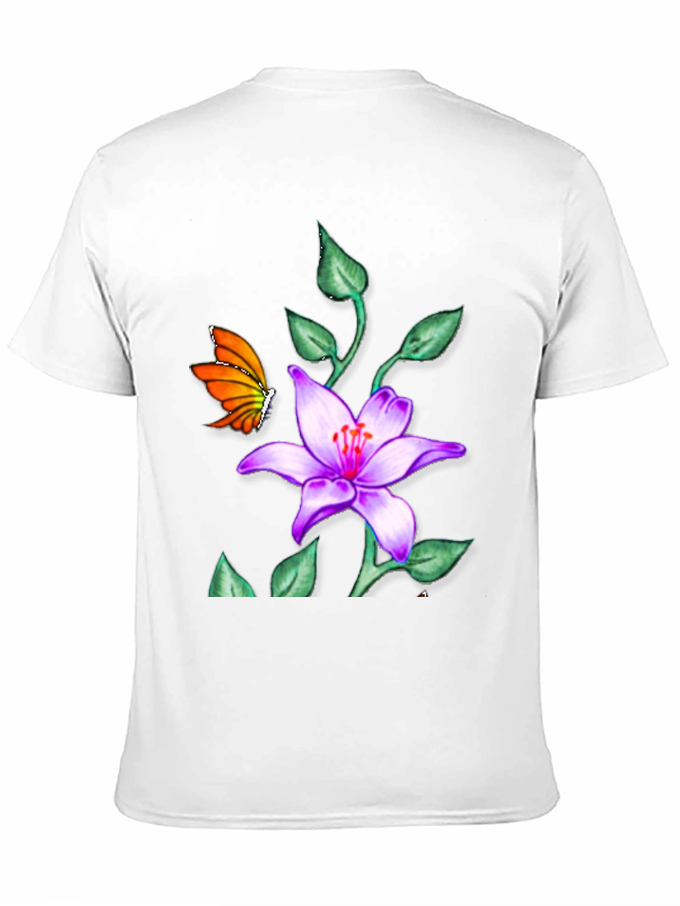 Butterfly & Floral T-Shirt