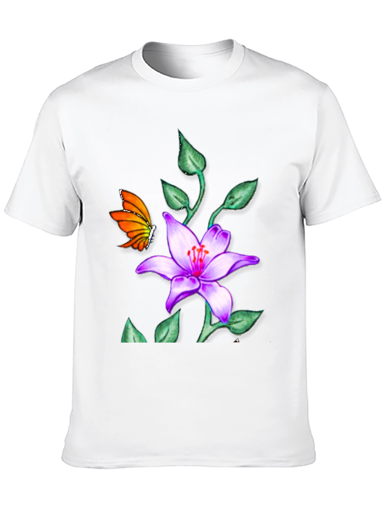 Butterfly & Floral T-Shirt
