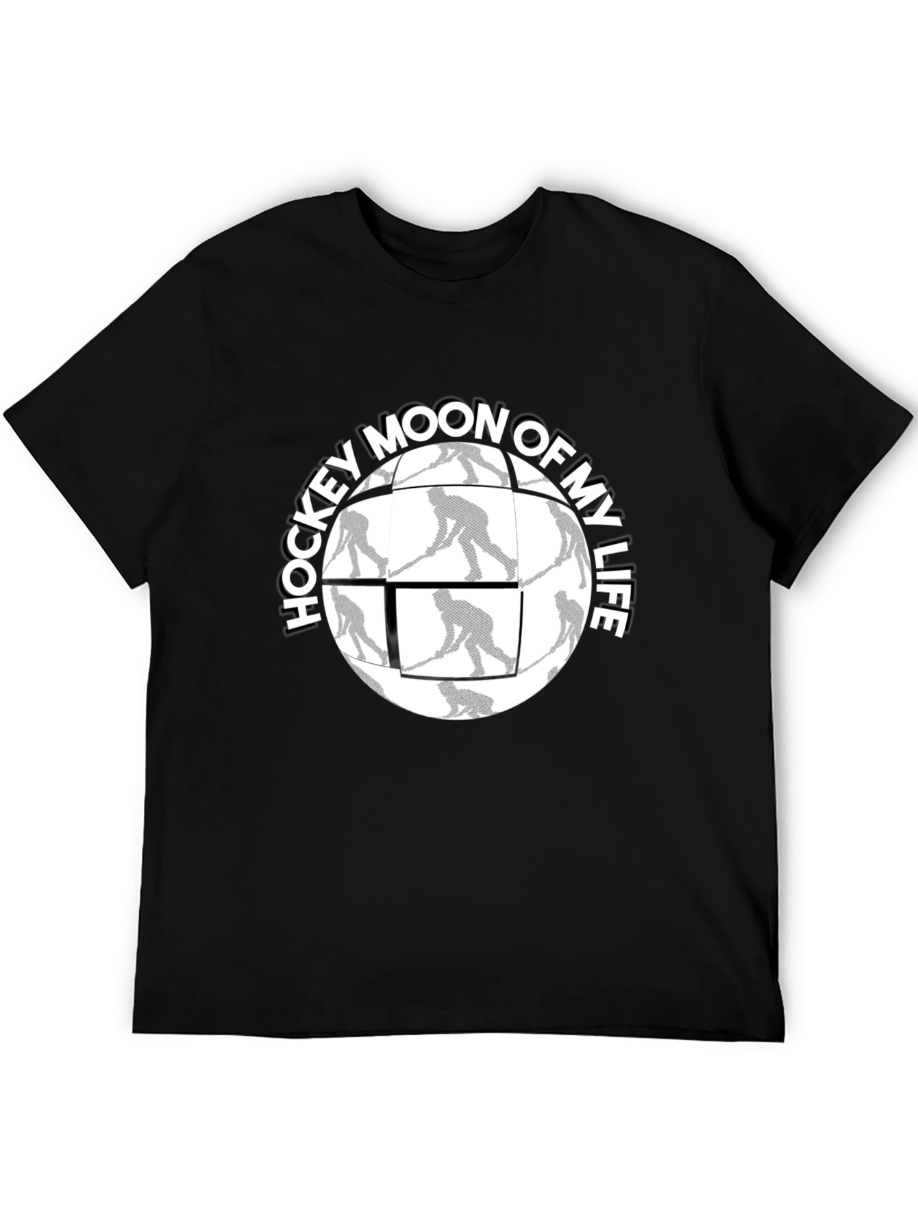 Hockey Moon of My Life Black T-Shirt