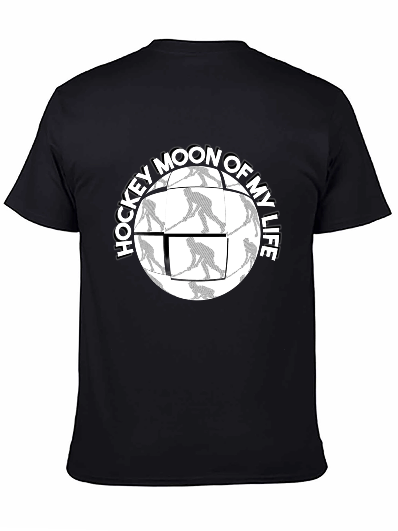 Hockey Moon of My Life Black T-Shirt