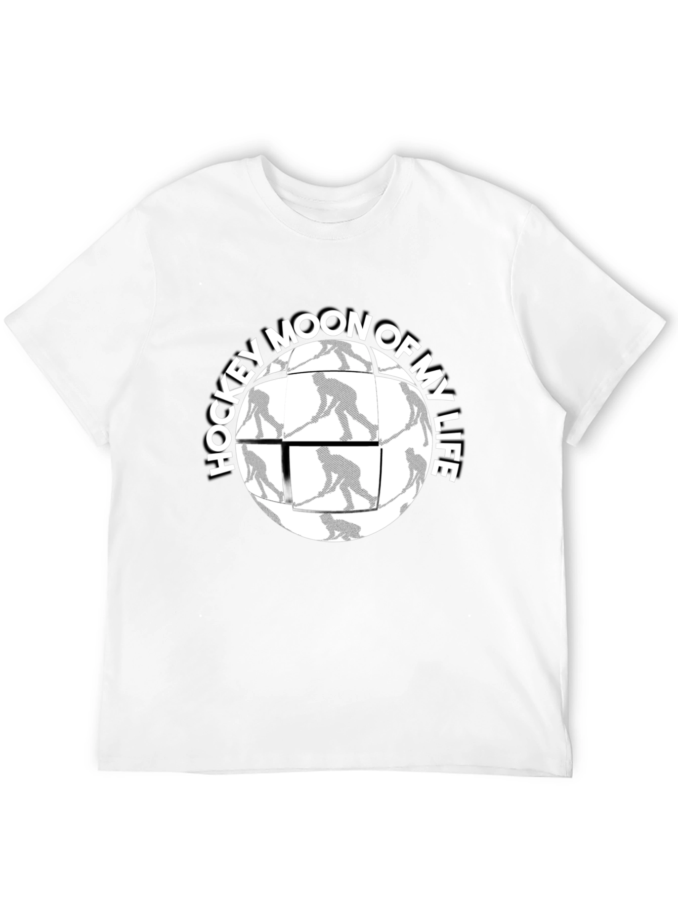 Hockey Moon of My Life Black T-Shirt