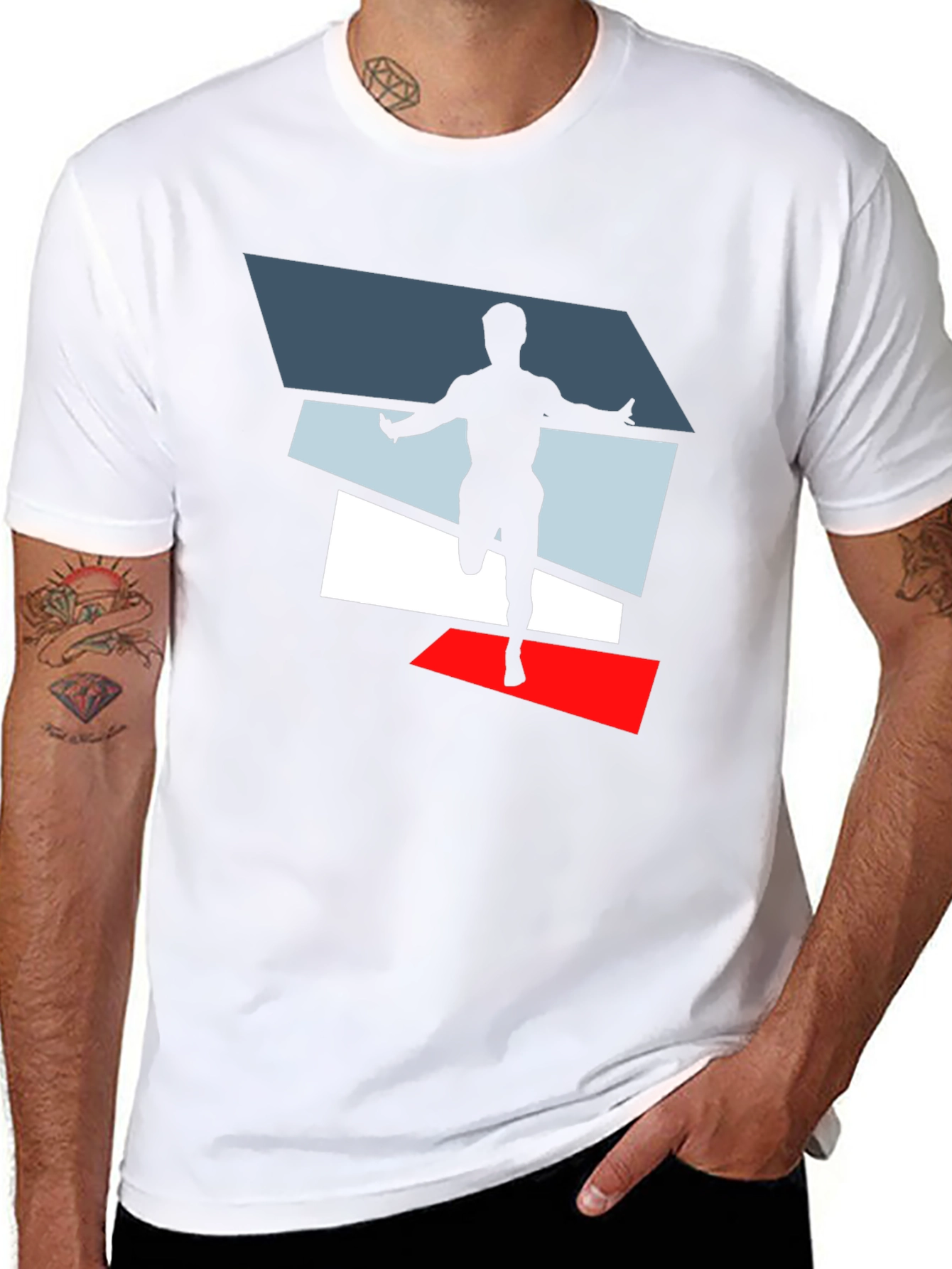Runner Graphic Tee - Black