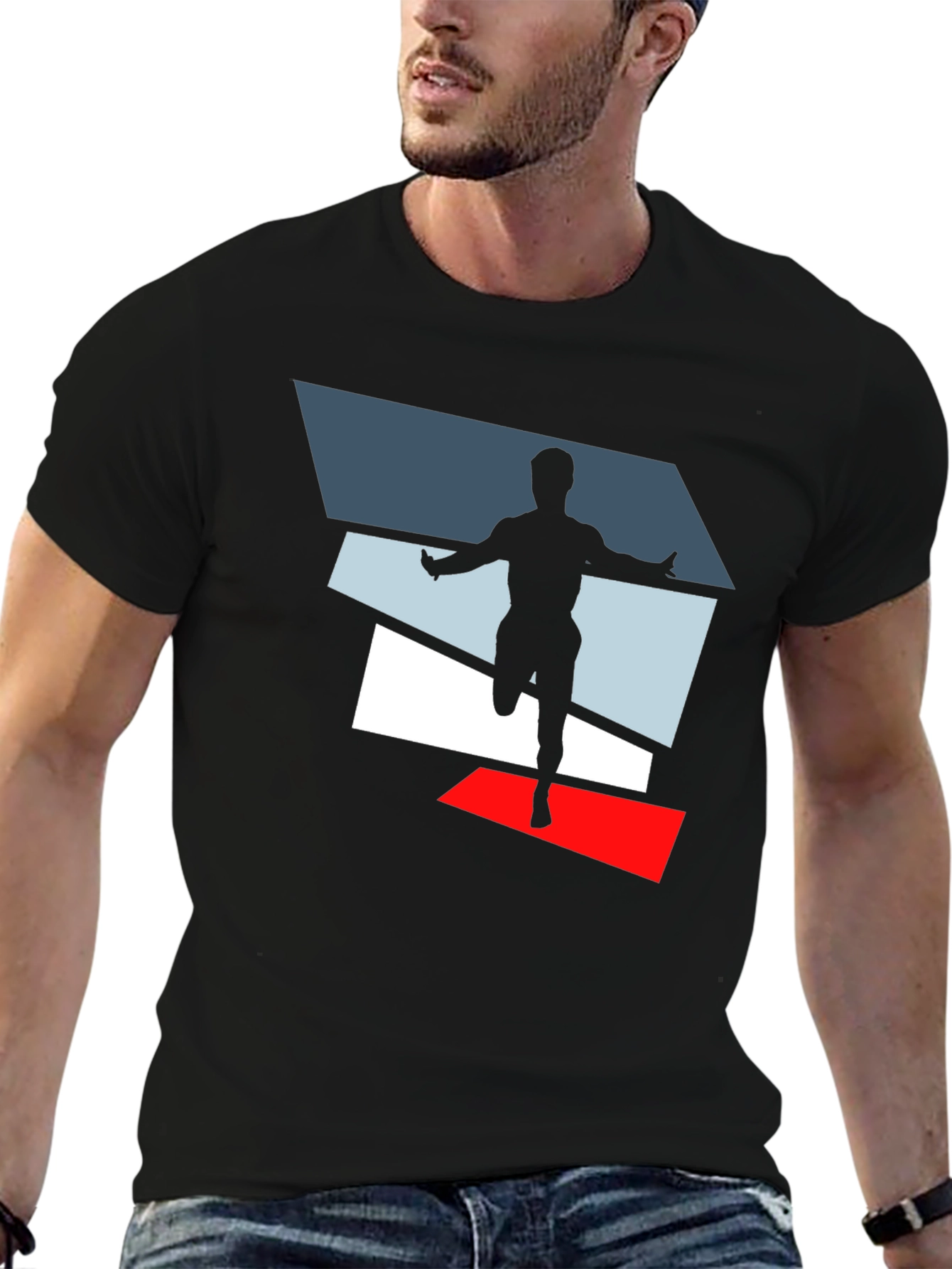 Runner Graphic Tee - Black