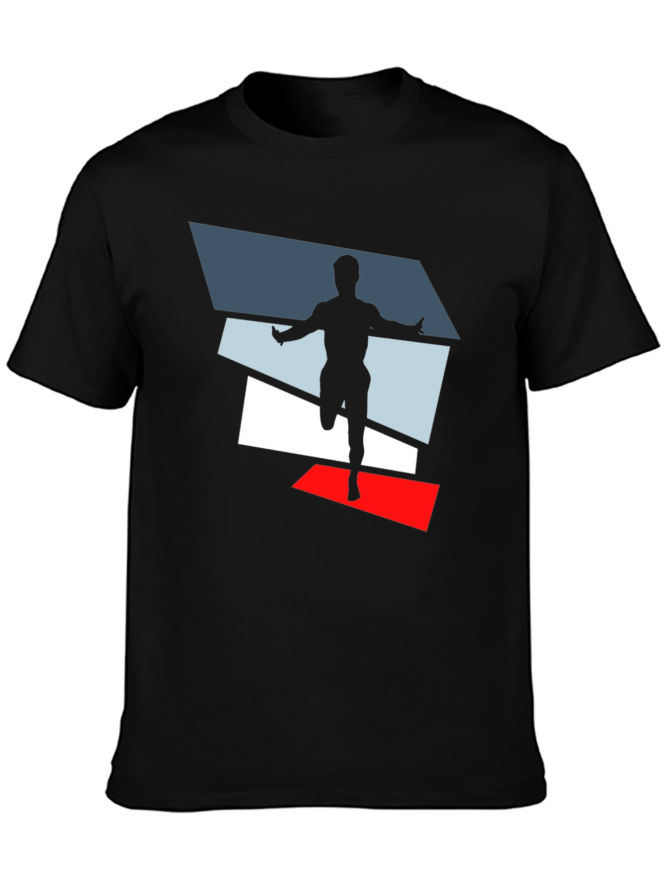 Runner Graphic Tee - Black
