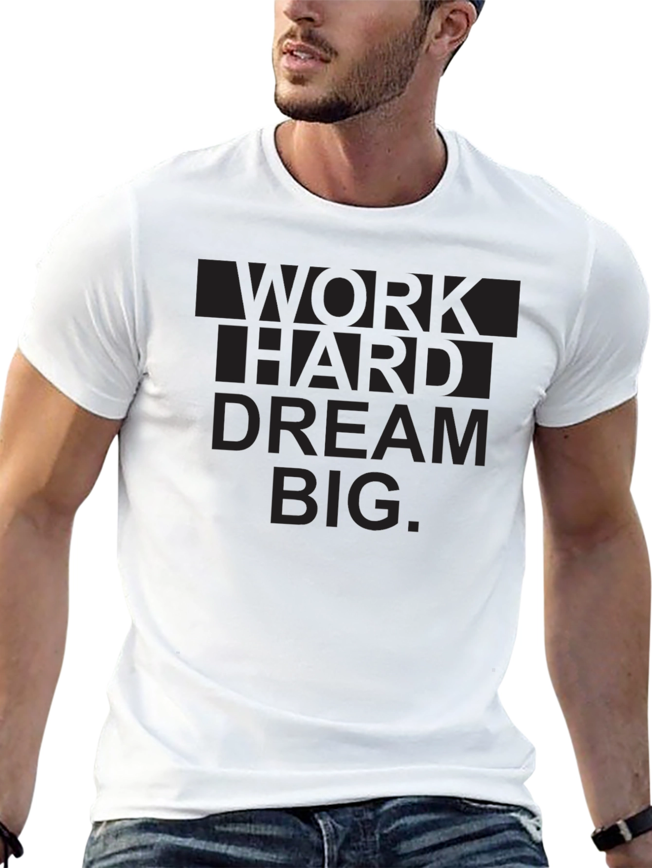Work Hard Dream Big Graphic T-Shirt