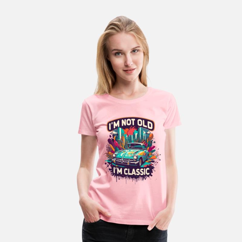 I'm Not Old I'm Classic Funny Car Graphic for Mens