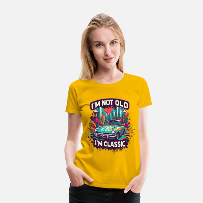 I'm Not Old I'm Classic Funny Car Graphic for Mens