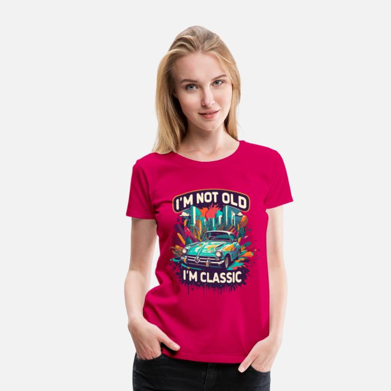 I'm Not Old I'm Classic Funny Car Graphic for Mens